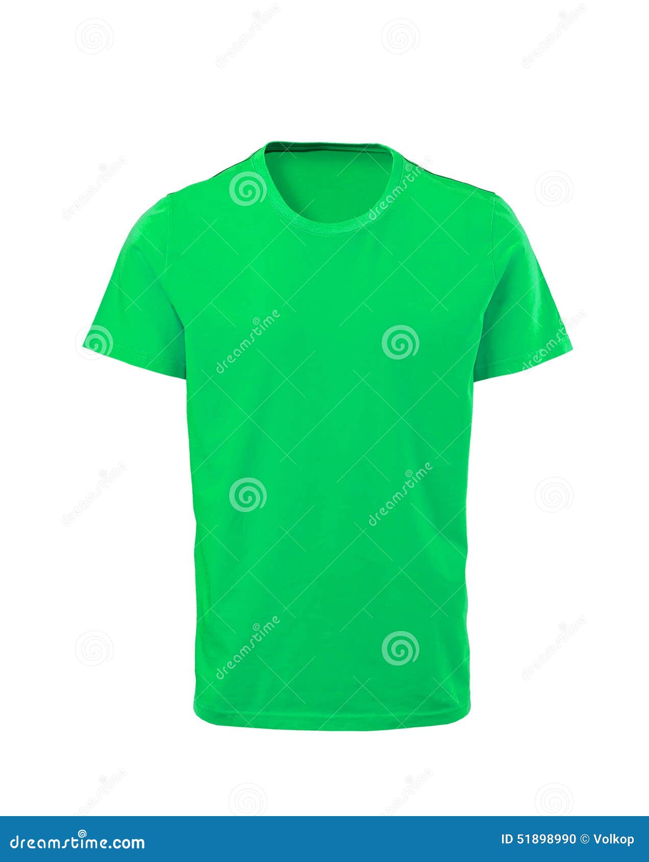 Green Male T-shirt Isolated on White Stock Photo - Image of polo ...