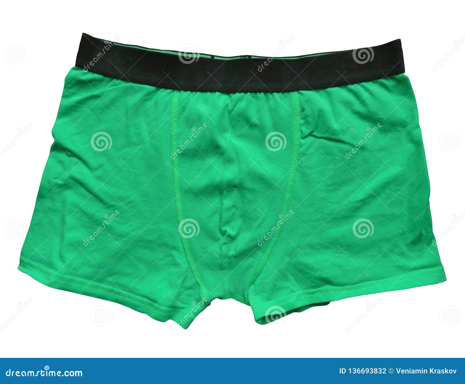 Male Underwear Isolated - Green Stock Photo - Image of fashion, elastic ...