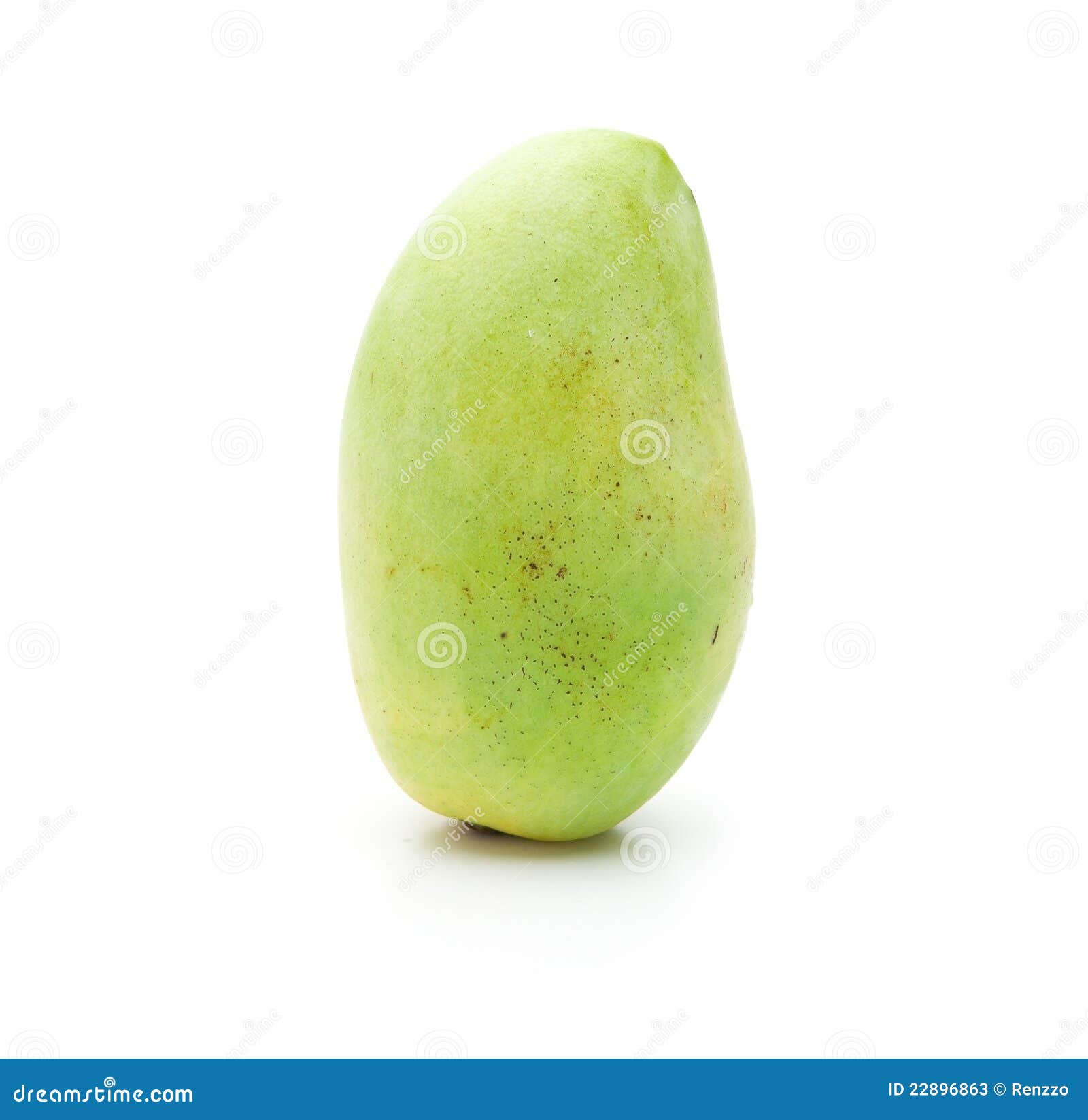 Green Mango, Isolated on White. Stock Image Image of fresh, natural