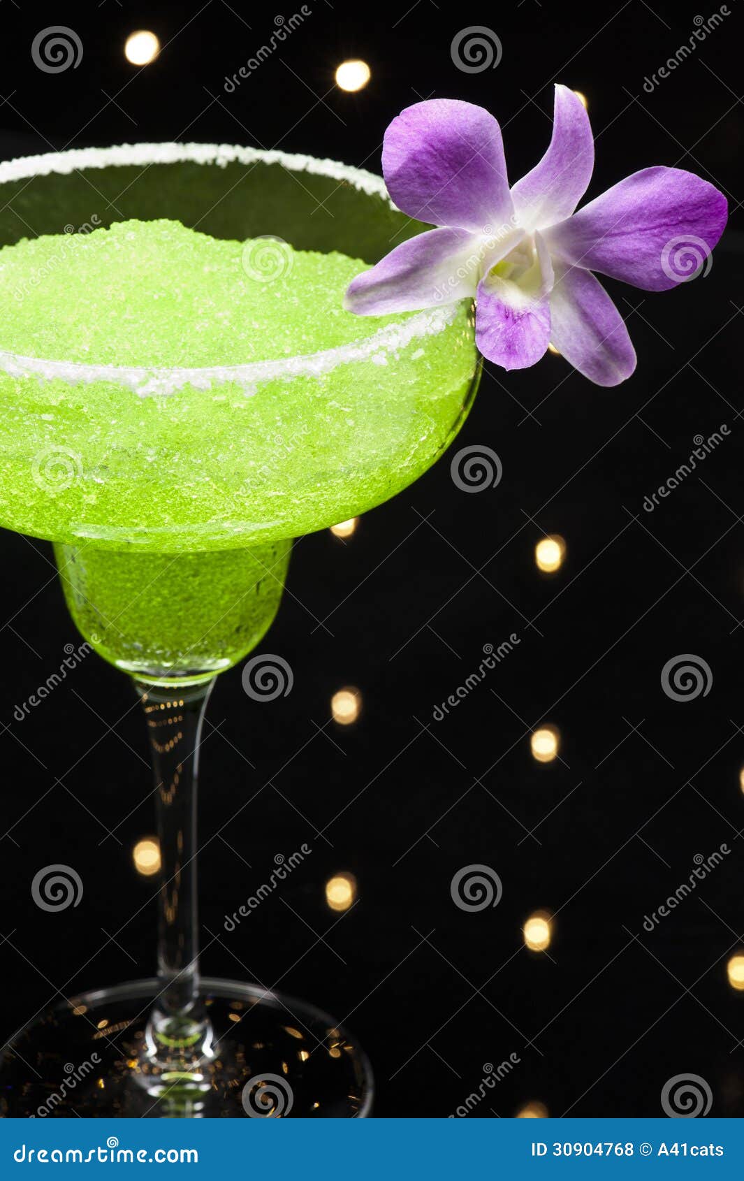 Green margarita cocktail stock photo. Image of glass 30904768