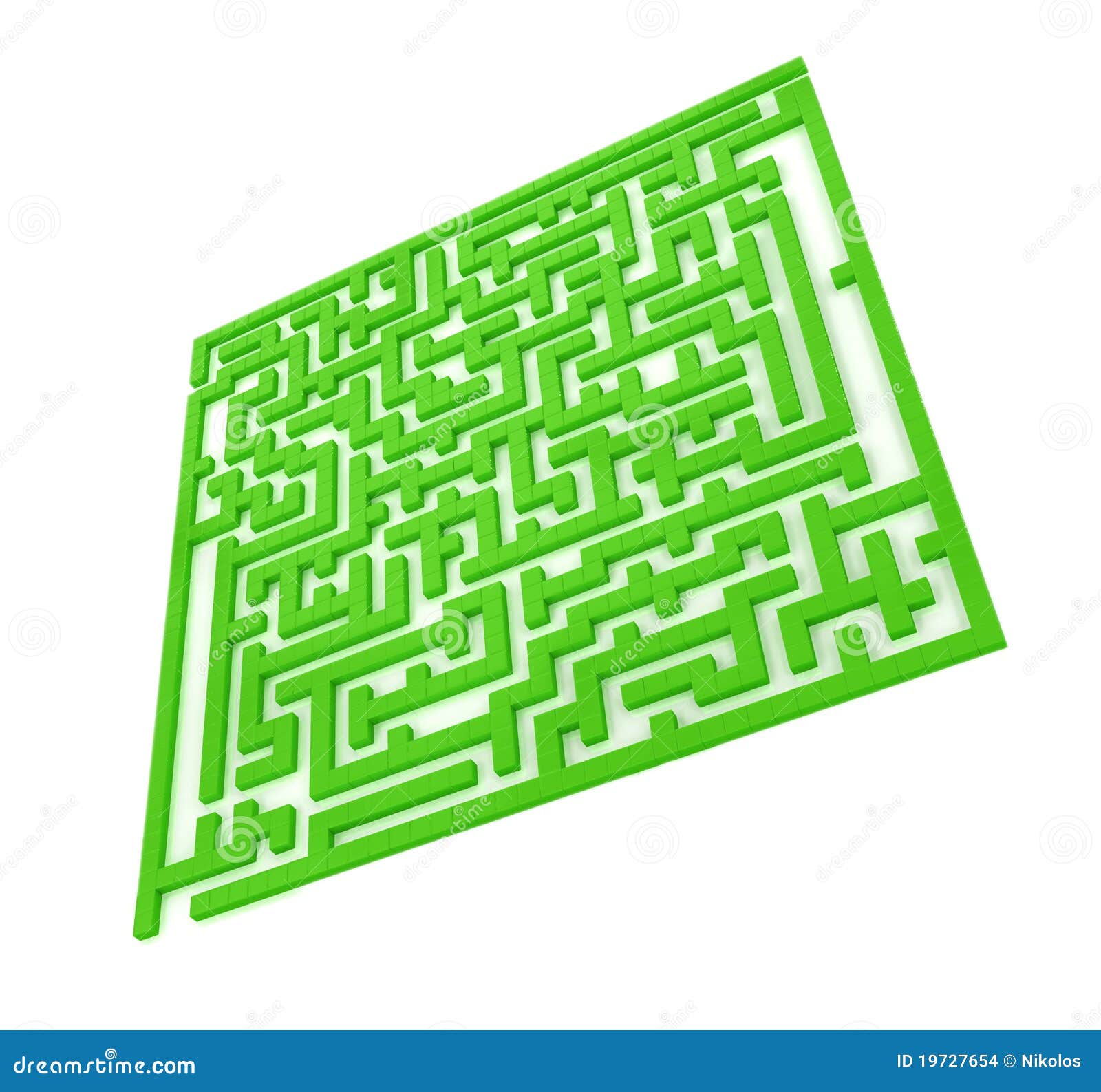 The green maze stock photo. Image of direction, help 19727654