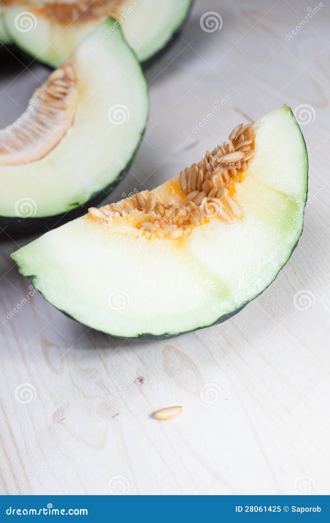 Green melon stock image. Image of organic, delicious 28061425