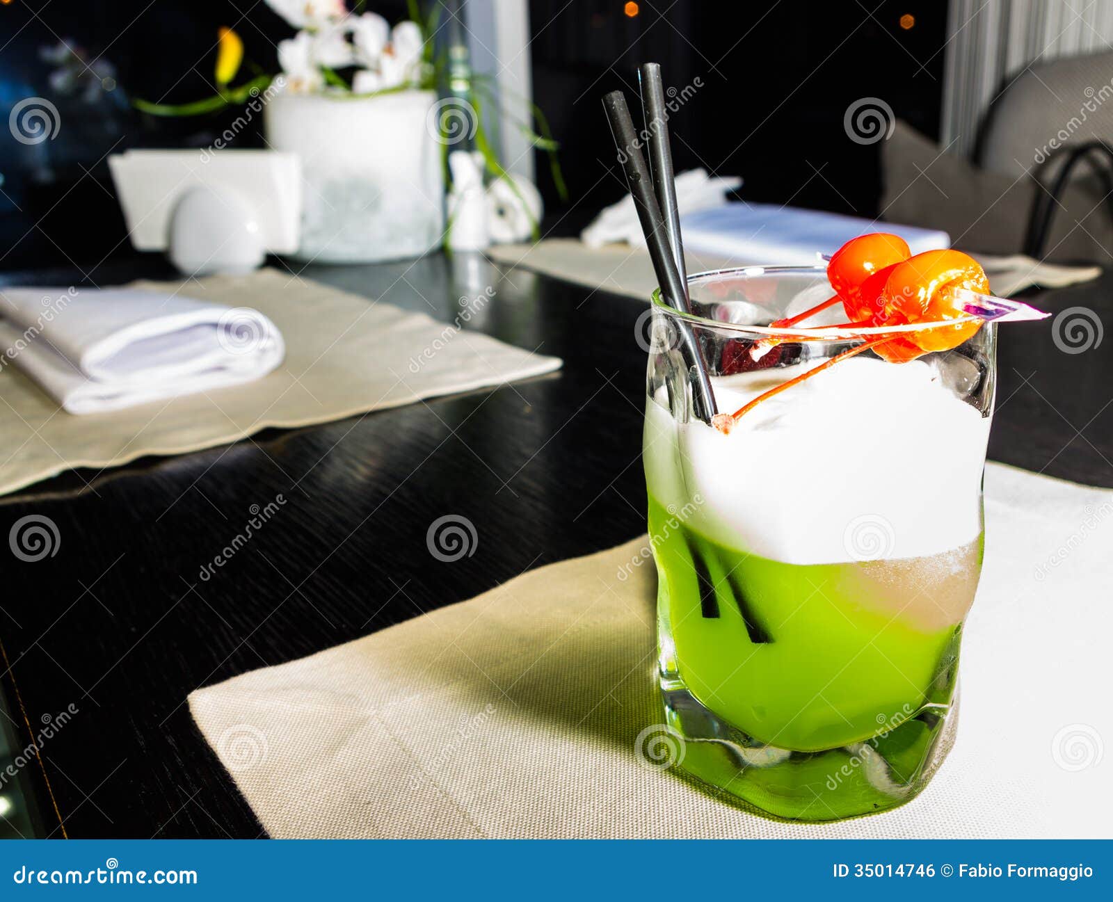 Green melon cocktail stock photo. Image of liquid, drink 35014746