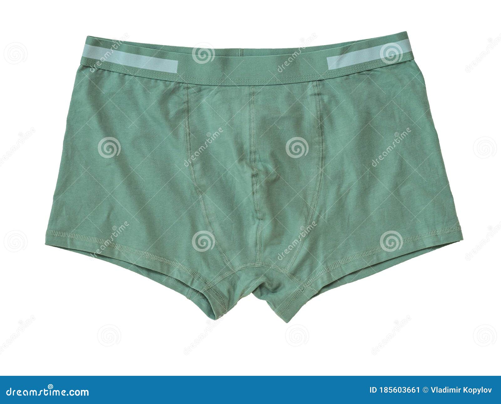 Green Men`s Underwear Isolated On A White Background. Stock Image ...