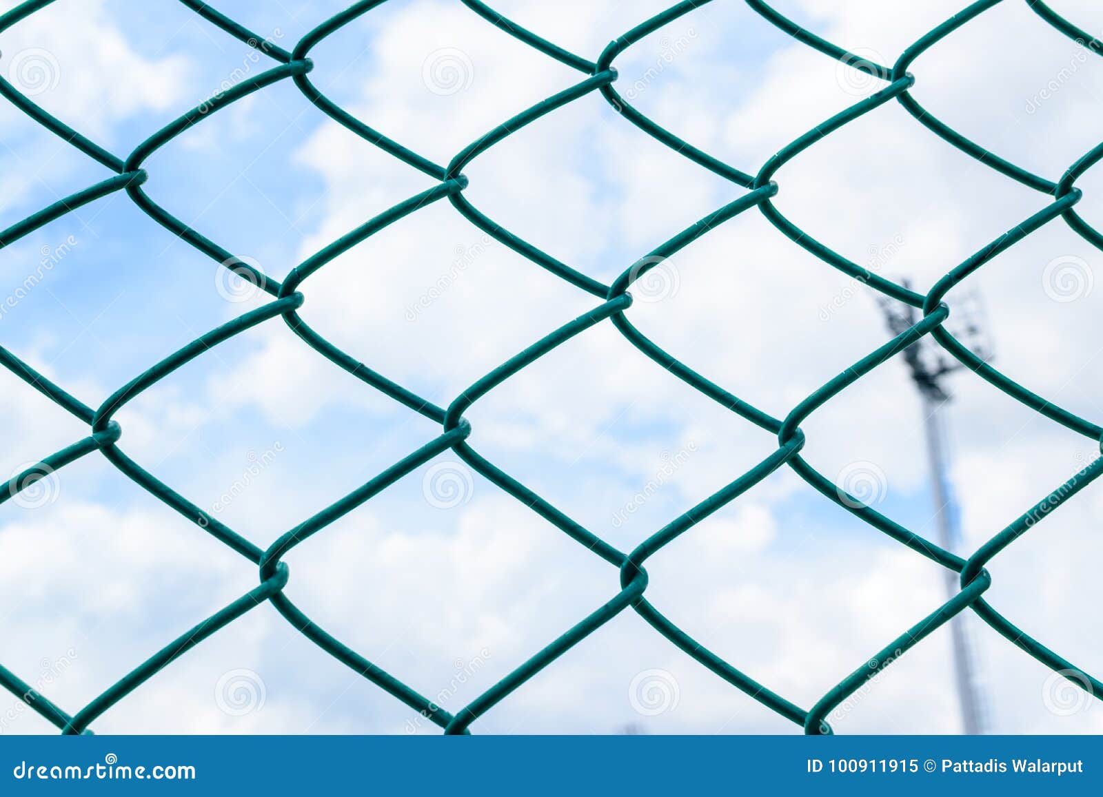 Green metal wire fence stock image. Image of mesh, against - 100911915
