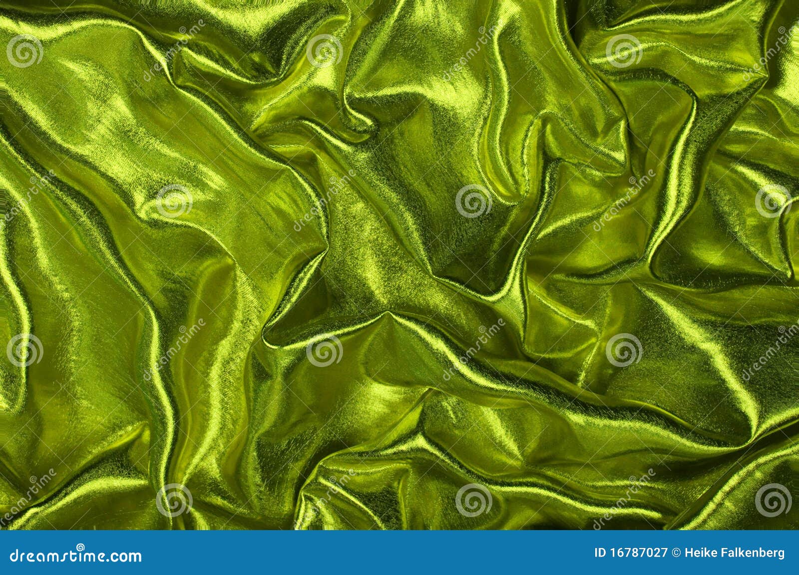 Green Metallic Fabric stock image. Image of textured 16787027