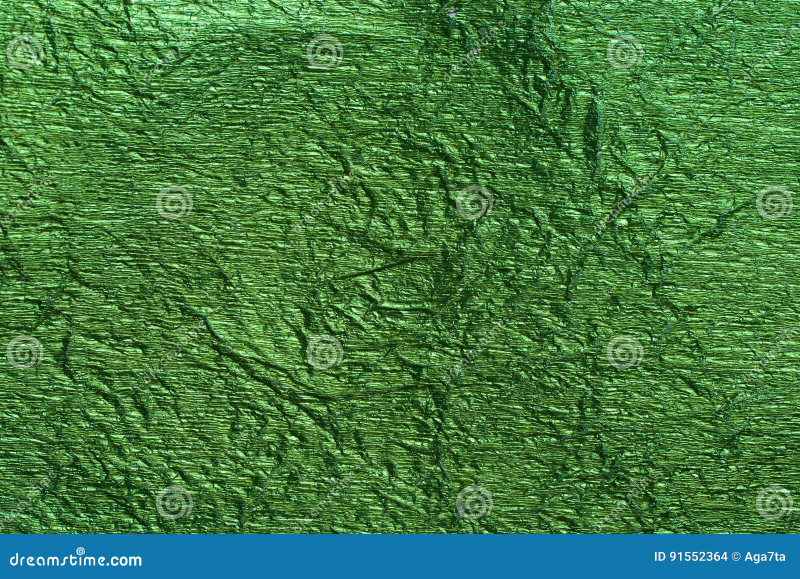 Green Metallic Foil Background Texture Stock Photo Image of crinkle