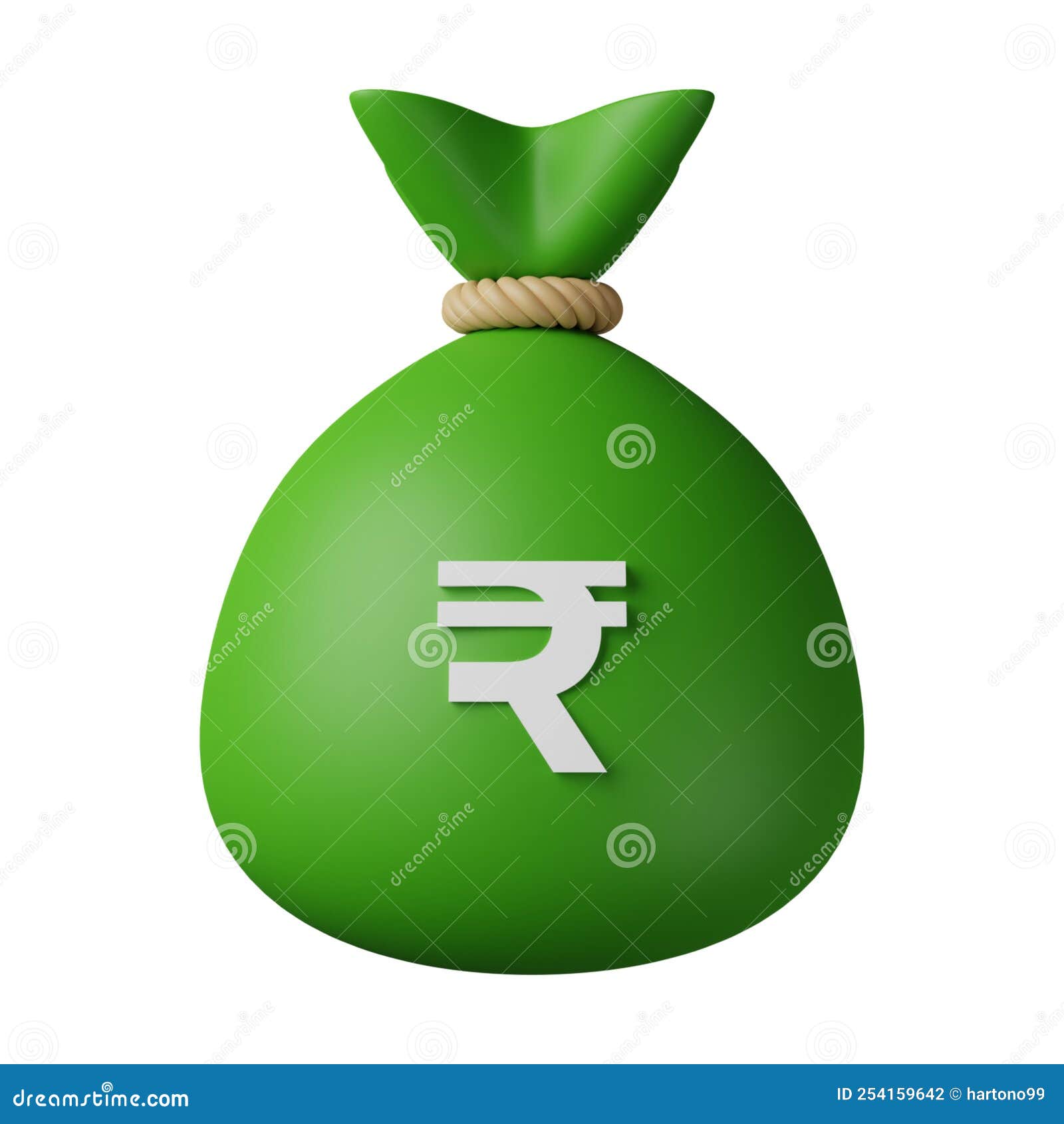Premium Vector | Indian rupee bag and coin stack