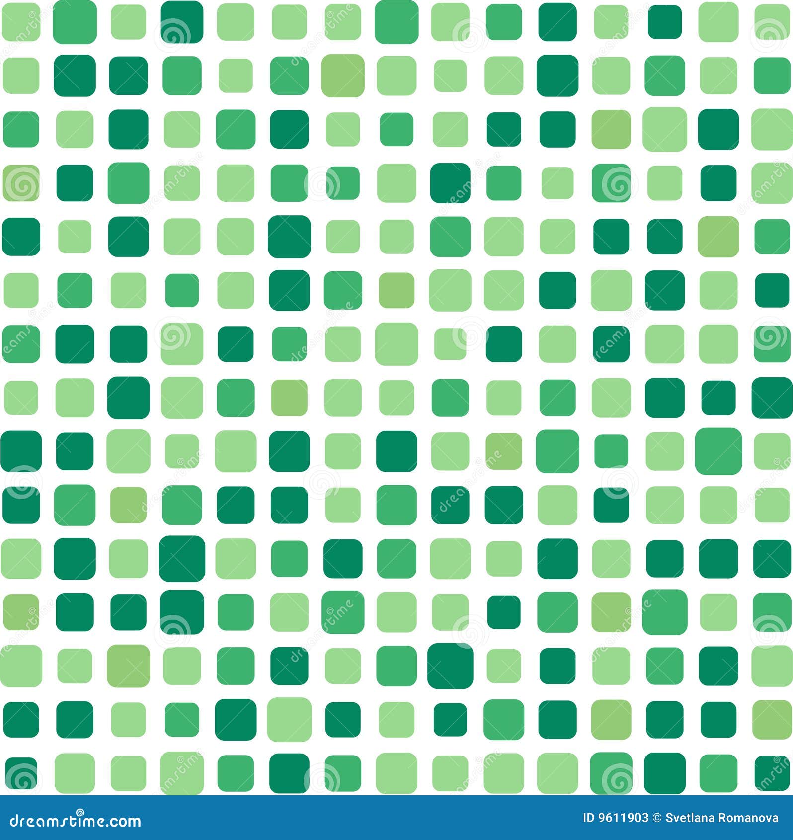 Green mosaic background stock vector. Illustration of cover 9611903