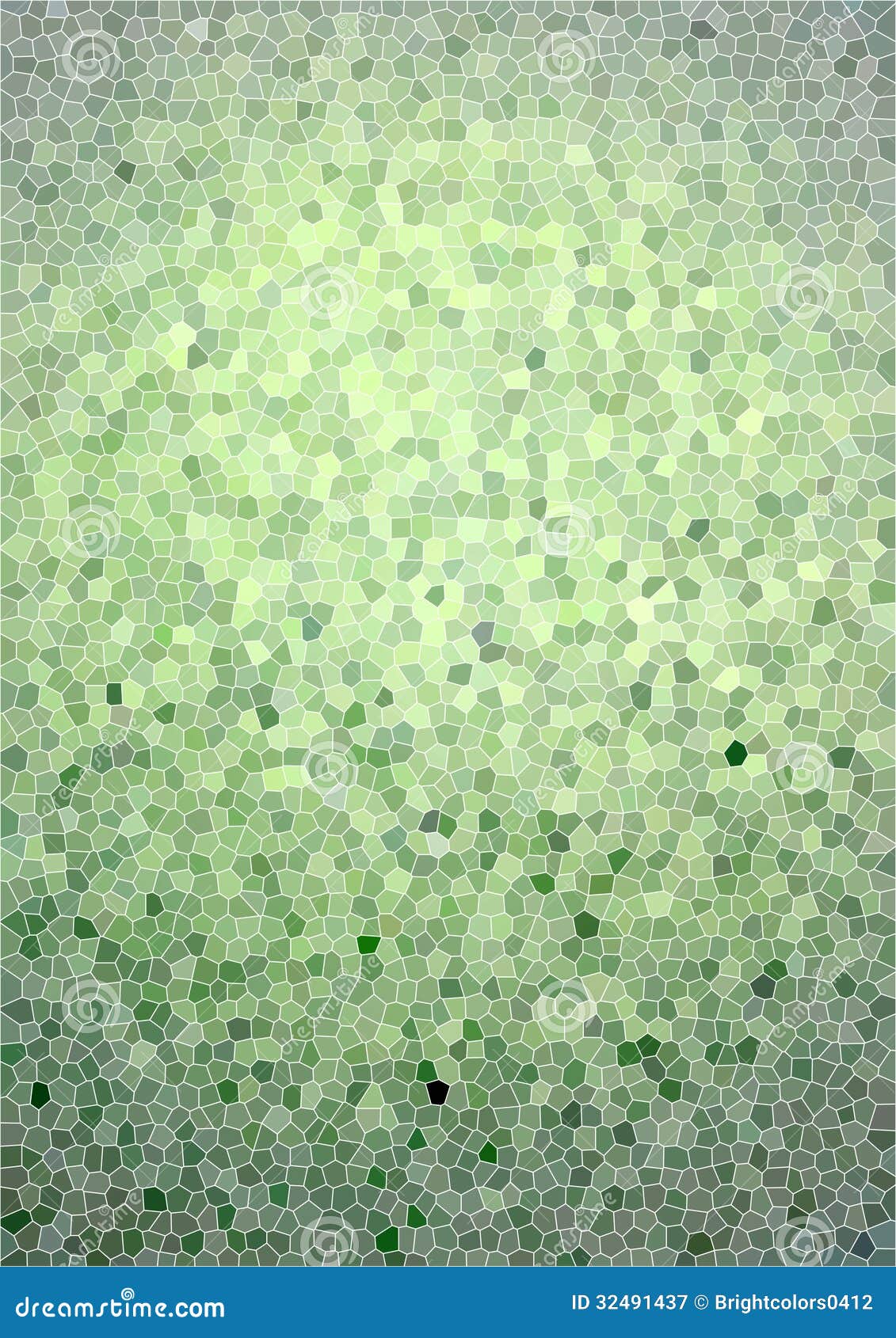 Green mosaic background stock illustration. Illustration of white