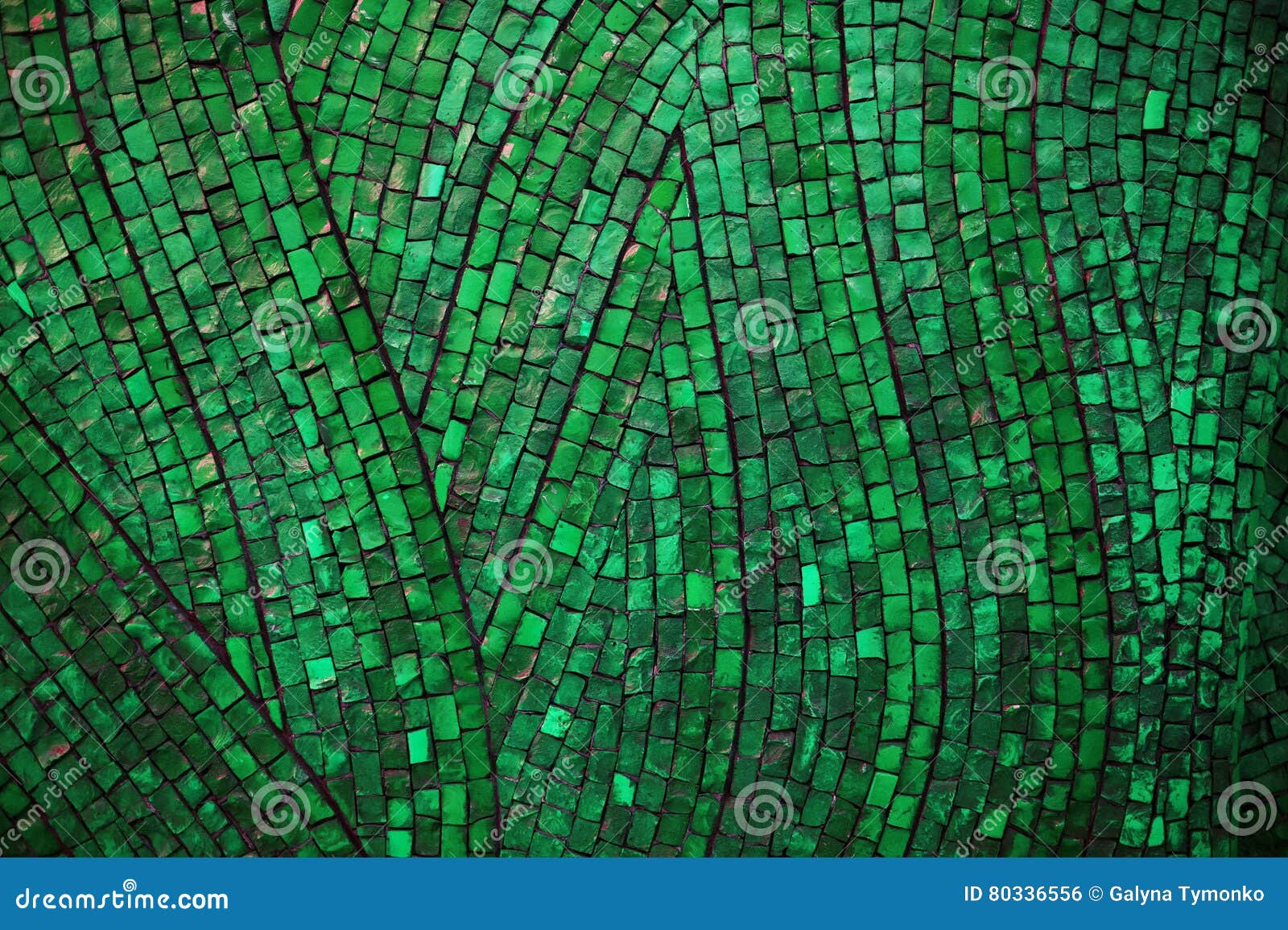 Green Mosaic Texture on the Wall Stock Photo Image of ornament, floor