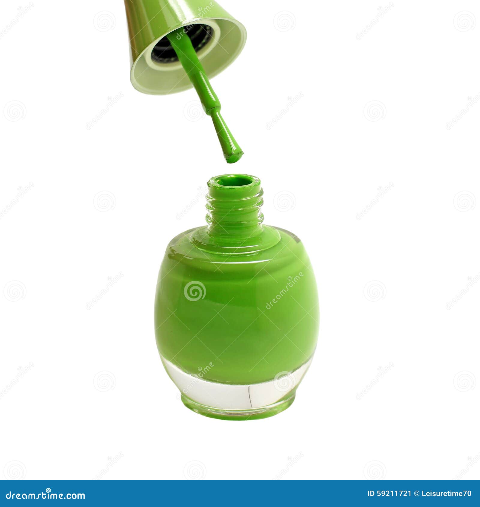 Green Nails Polish Bottles Isolated on White Stock Image Image of colorful, fashion 59211721