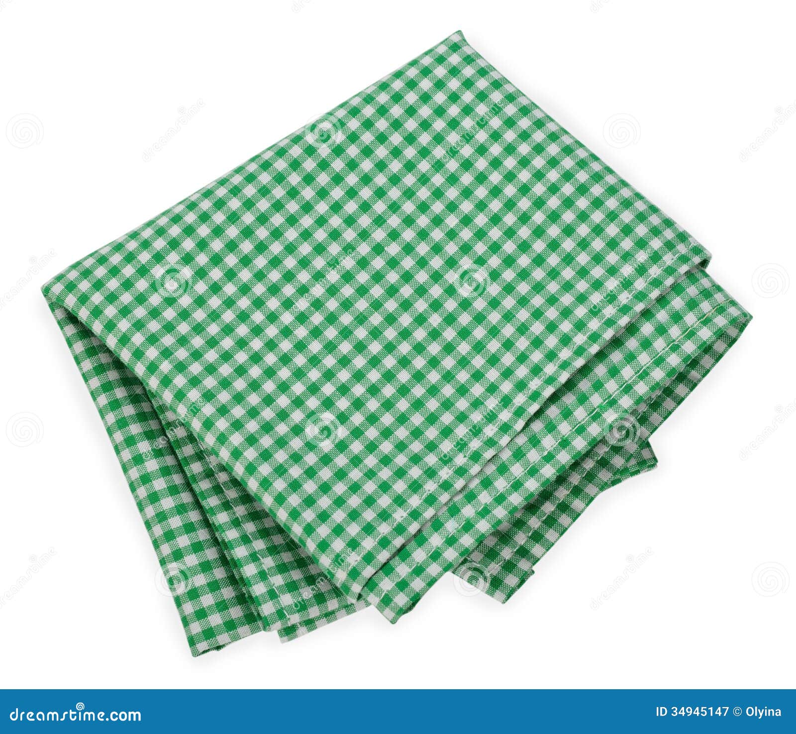 Green napkin stock image. Image of saturated, decor, sample 34945147