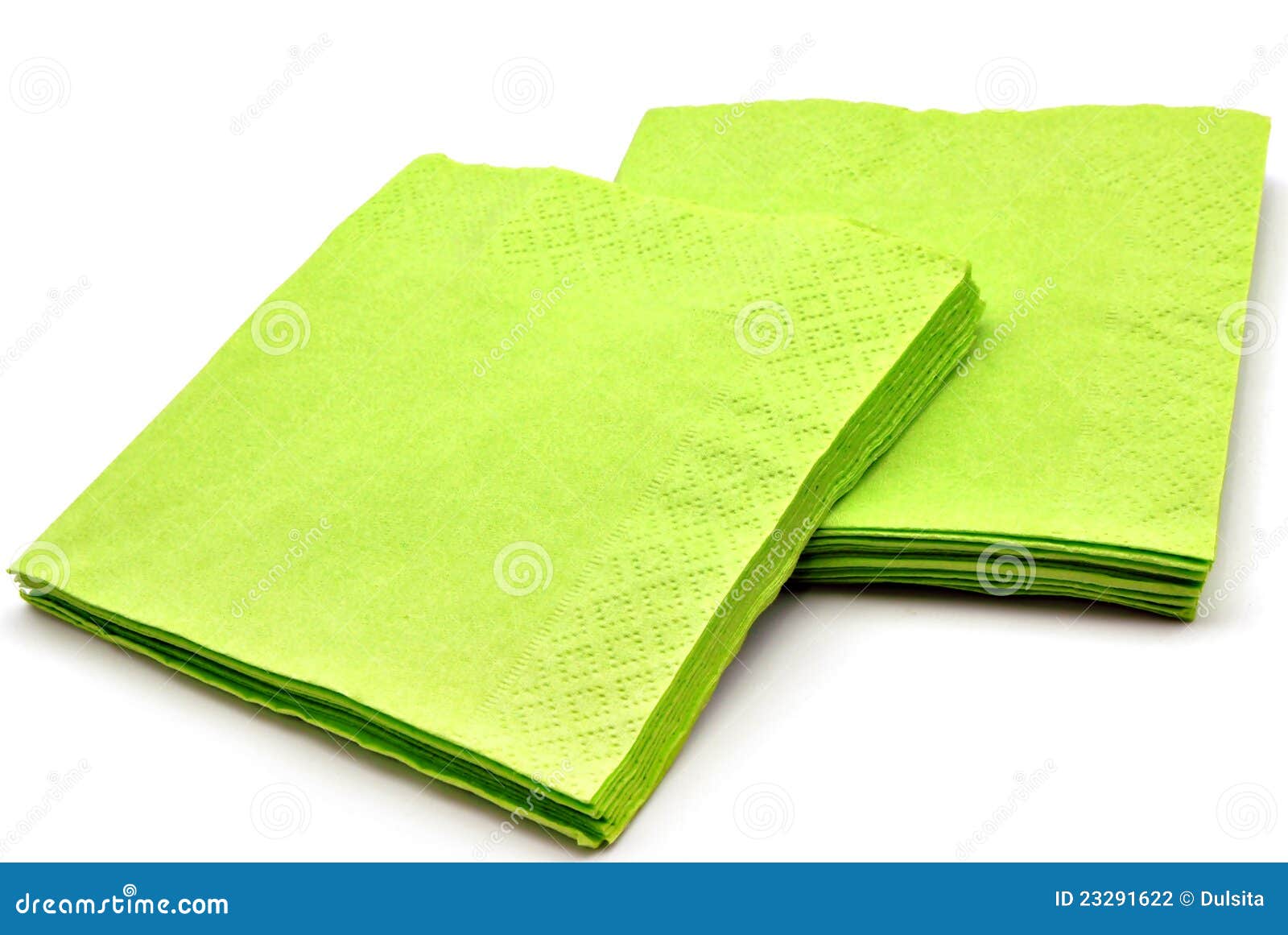 Green napkins stock photo. Image of eating, table, household 23291622