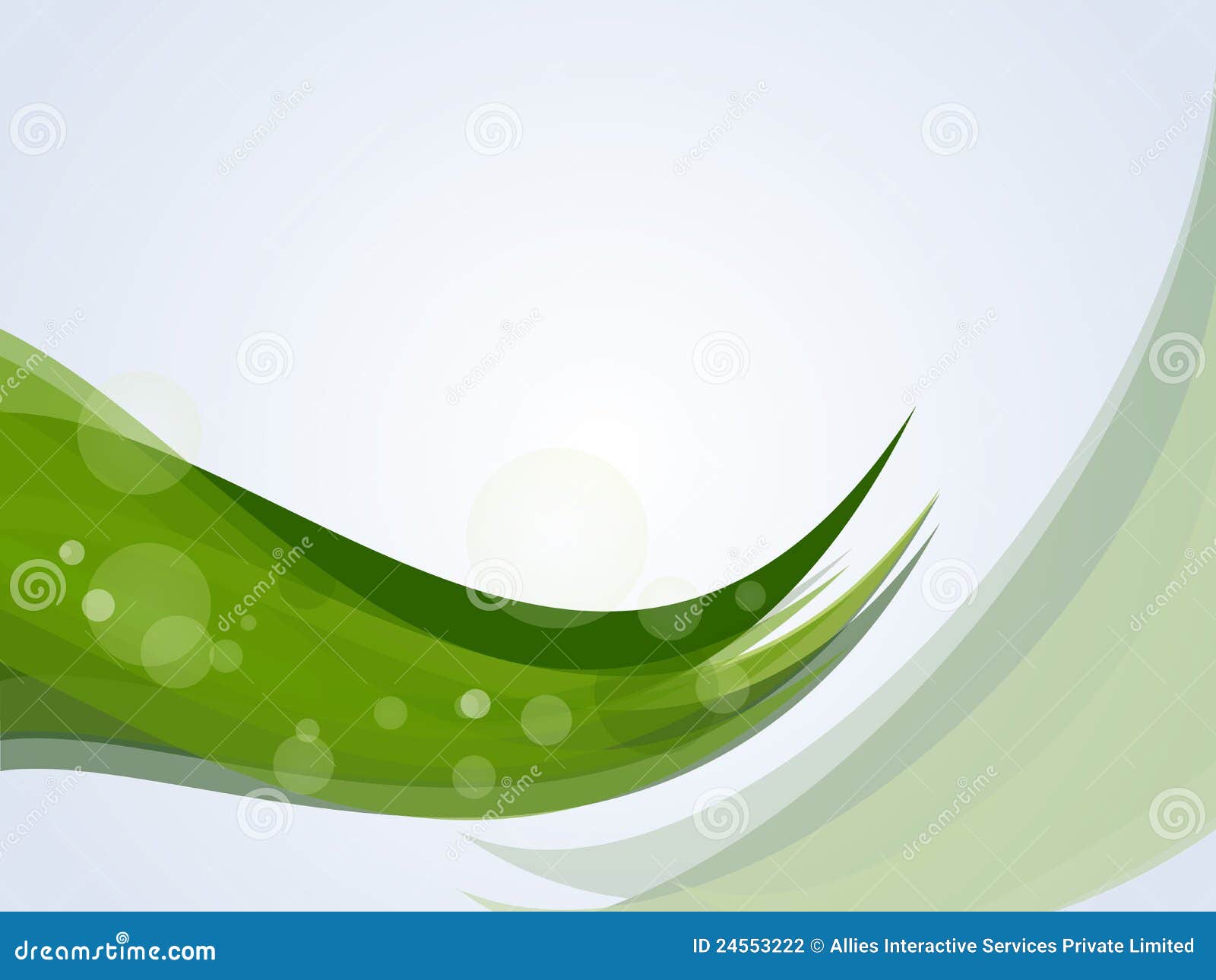 Green nature background. stock vector. Illustration of line - 24553222