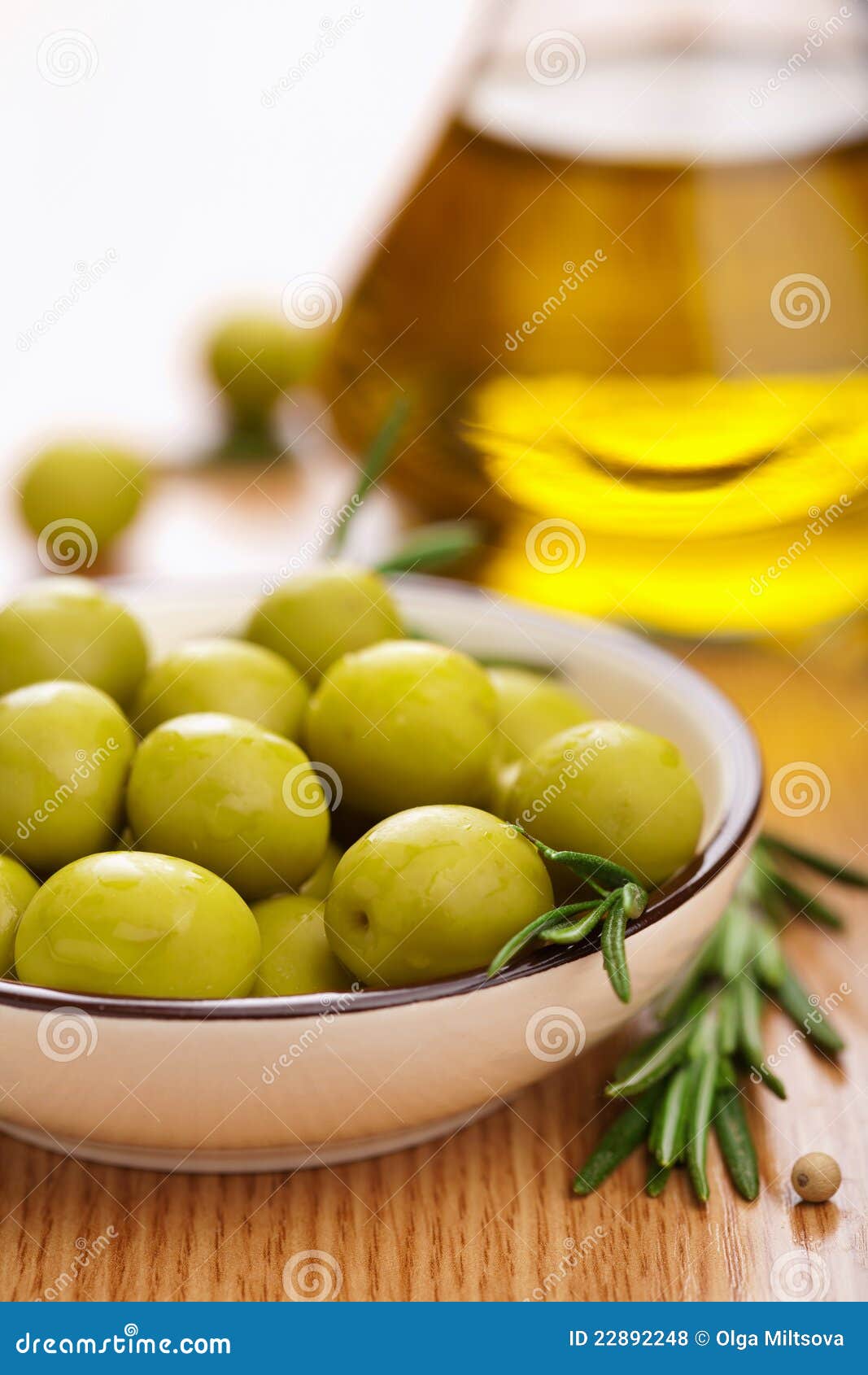 Green olives and oil stock photo. Image of healthy, dressing 22892248