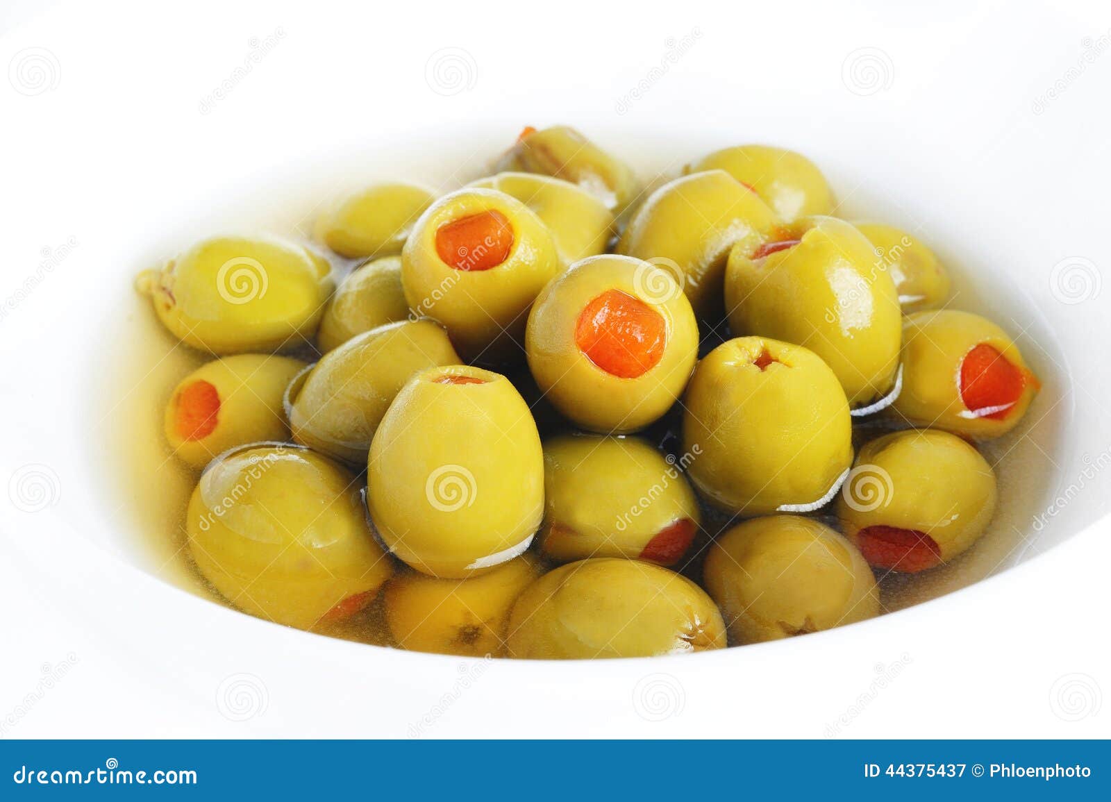 Green Olives Stuffed with Pepper Stock Image Image of treat, healthy