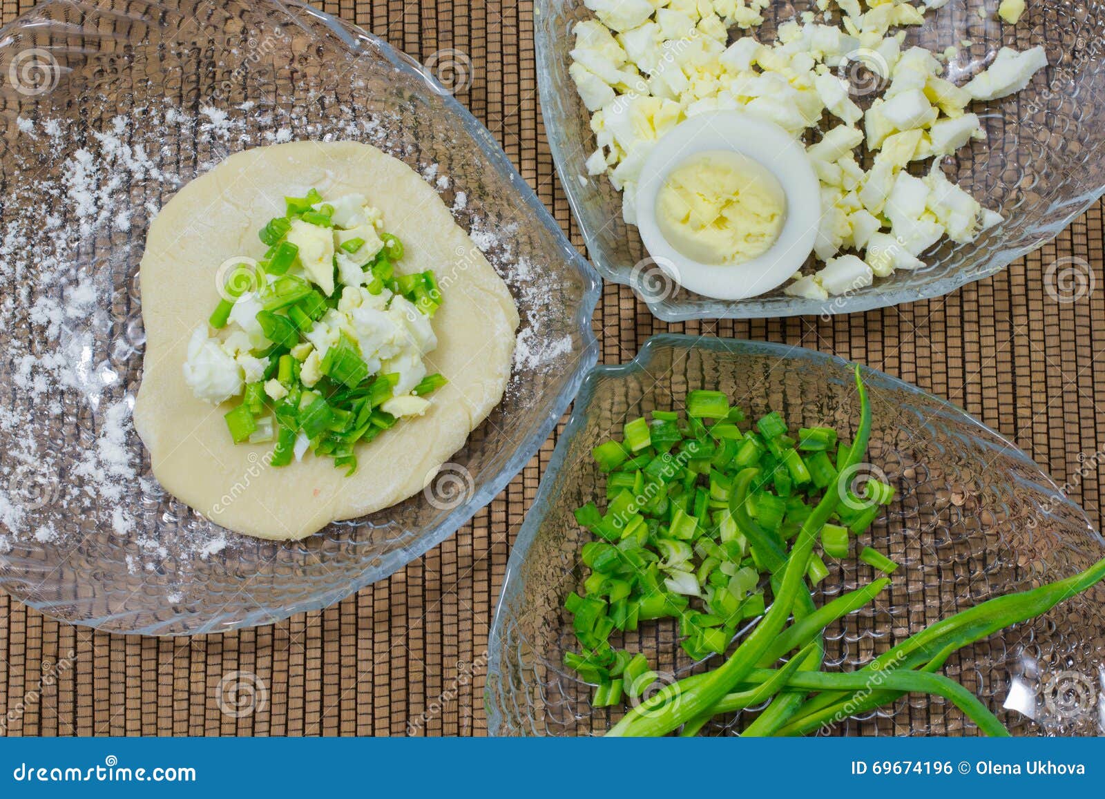 Green onions and eggs stock photo. Image of gourmet, closeup 69674196