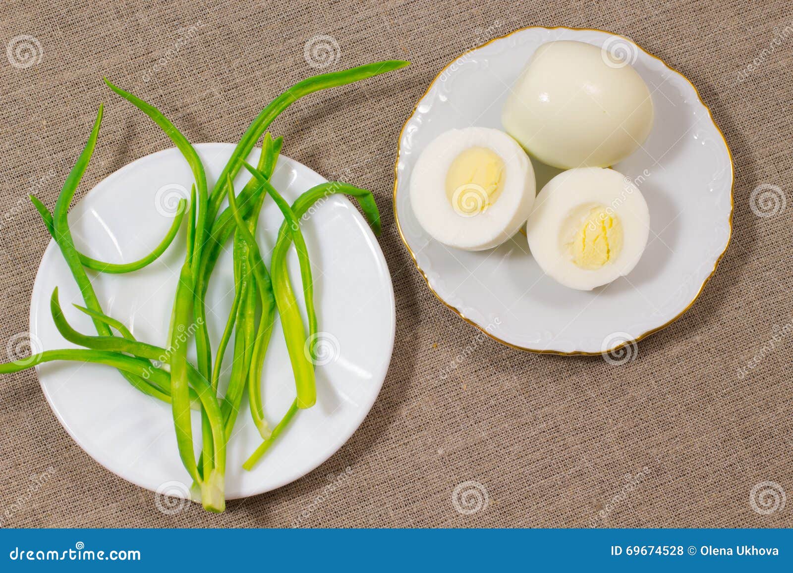 Green onions and eggs stock photo. Image of cooking, eggs 69674528