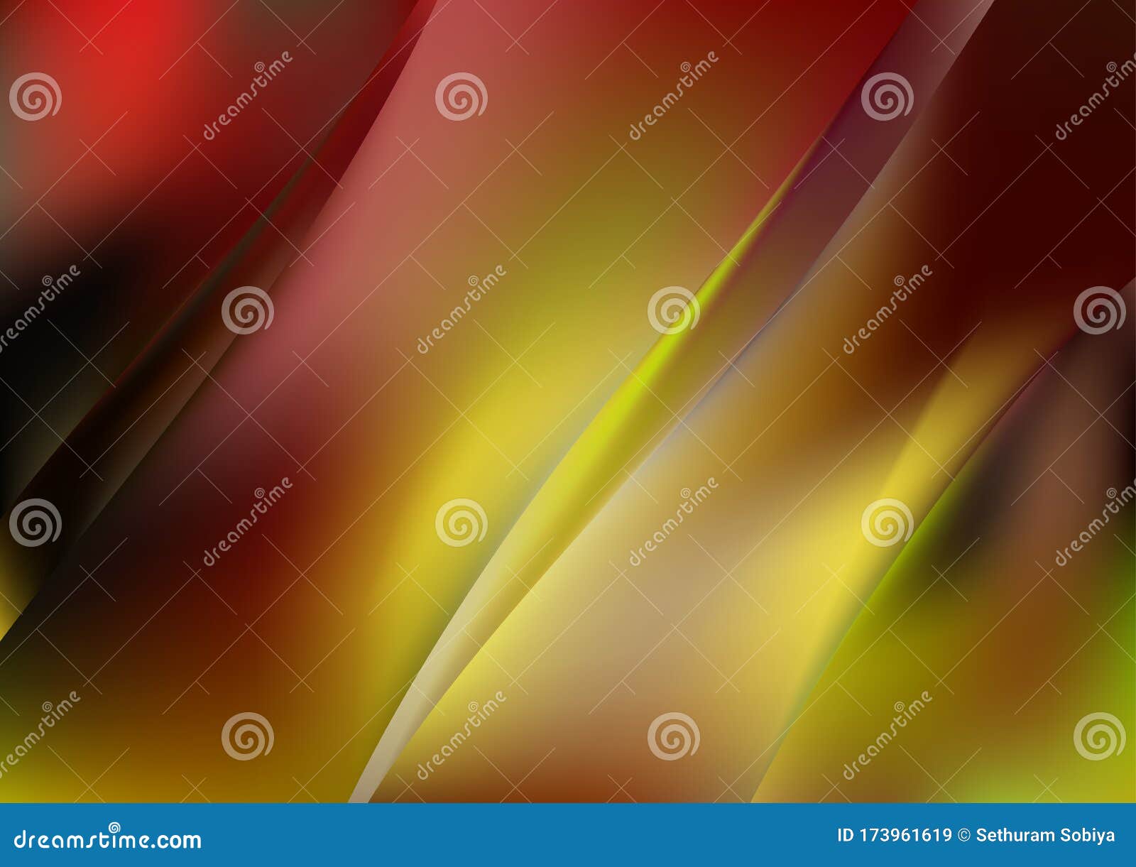 Green Orange Abstract Background Vector Illustration Design Stock