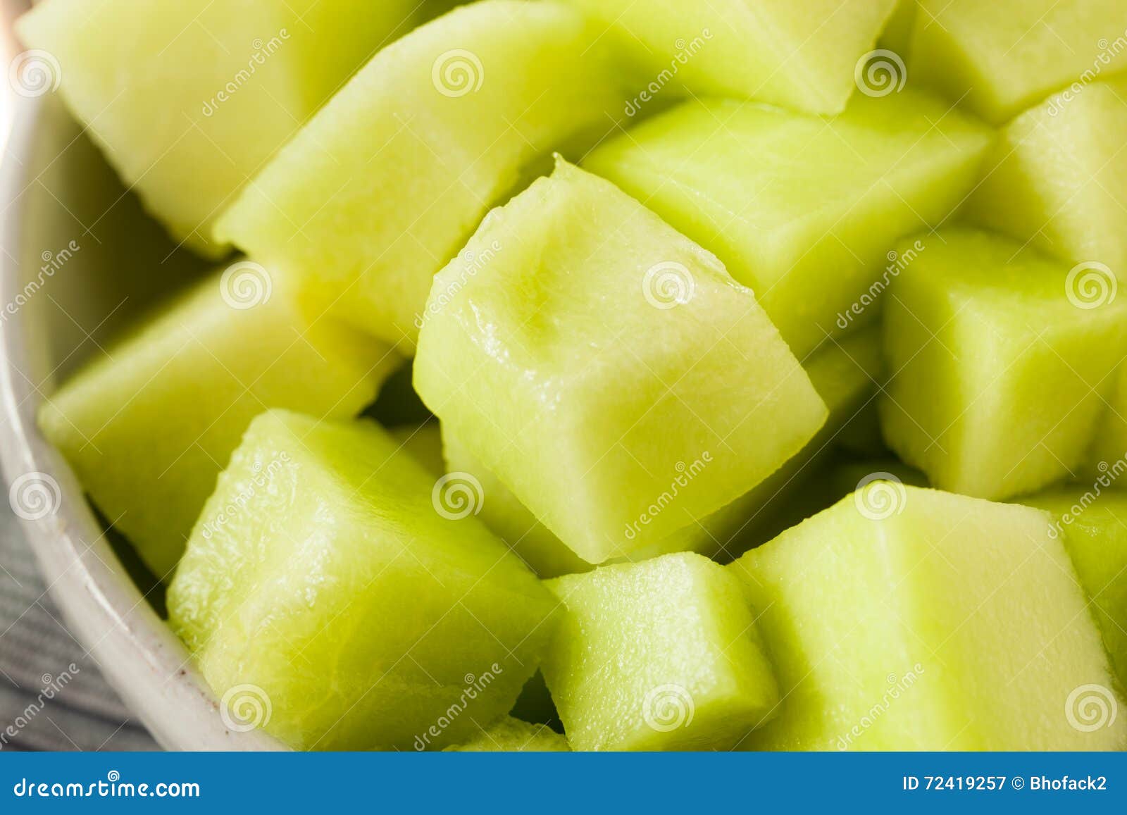 Green Organic Honeydew Melon Stock Image Image of green, freshness 72419257