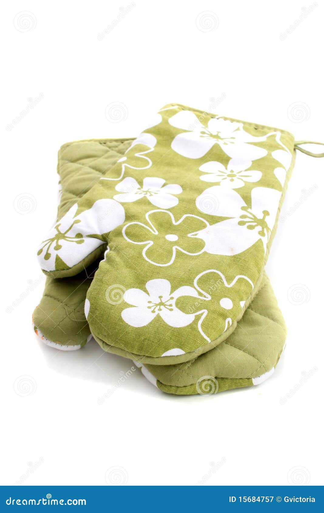 Green oven mitts stock image. Image of gloves, background 15684757