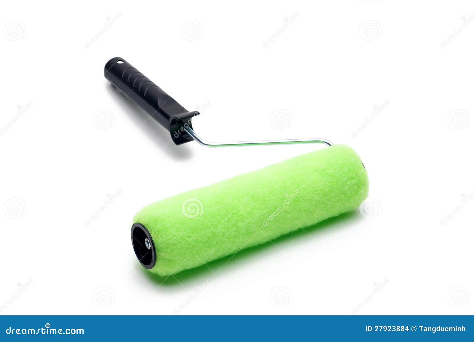 Green Paint Roller stock photo. Image of tool, painter 27923884