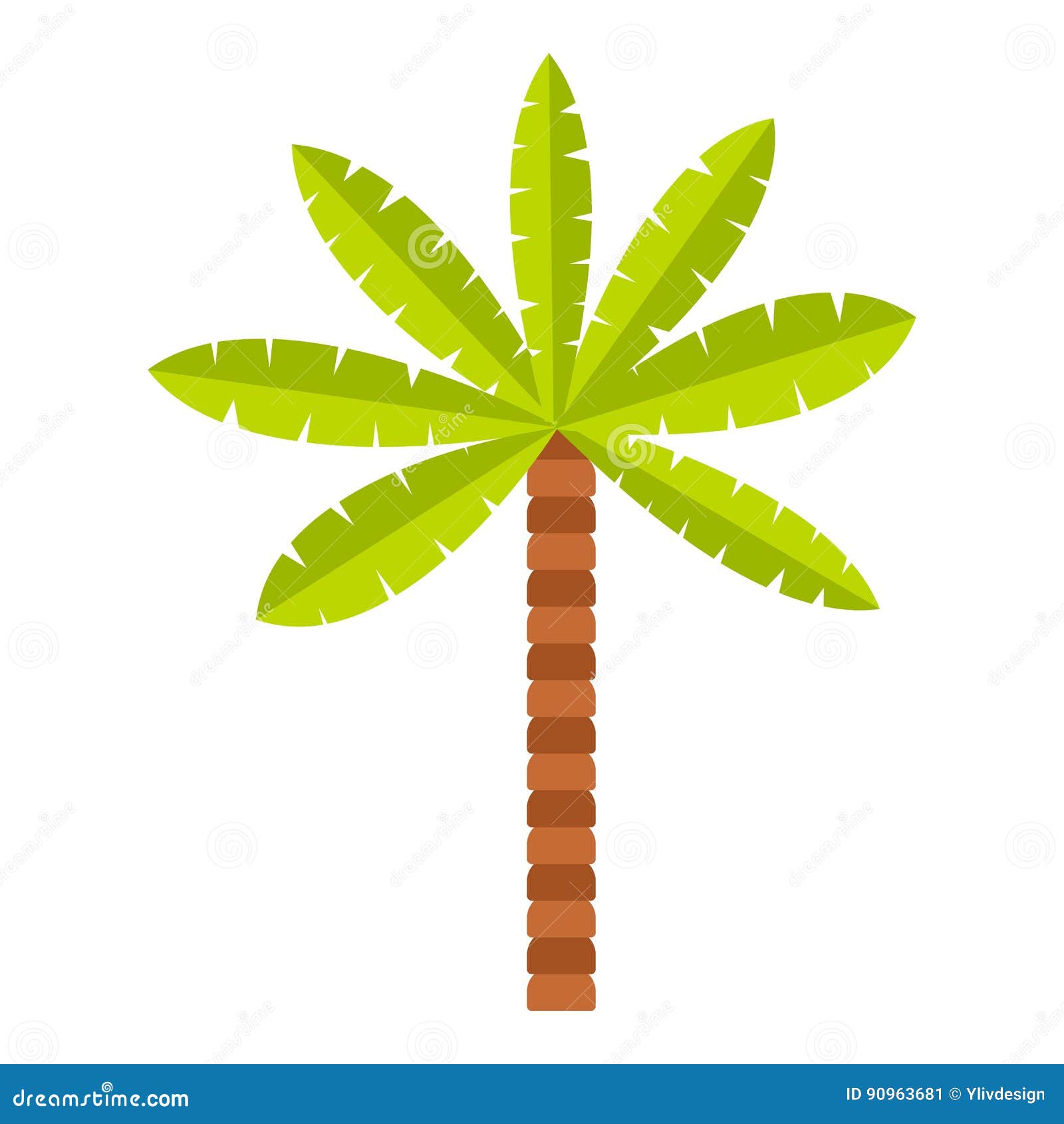 green palm tree icon 