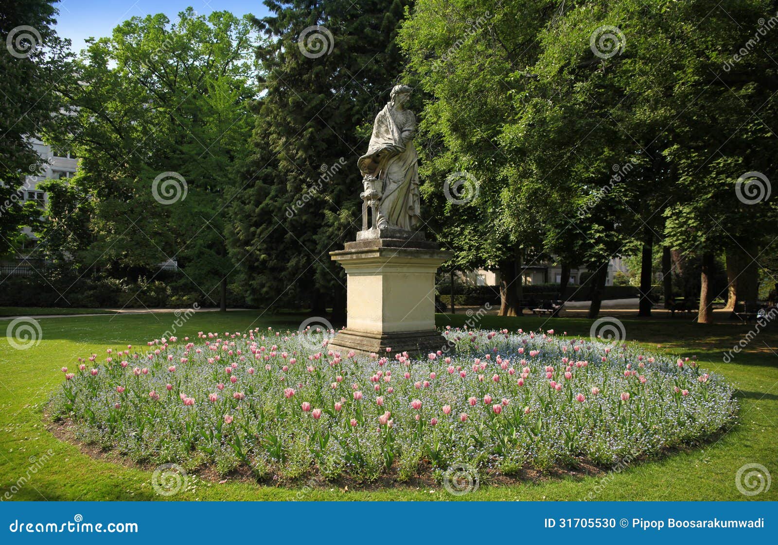 green park - jardin du luxembourg, paris, france.