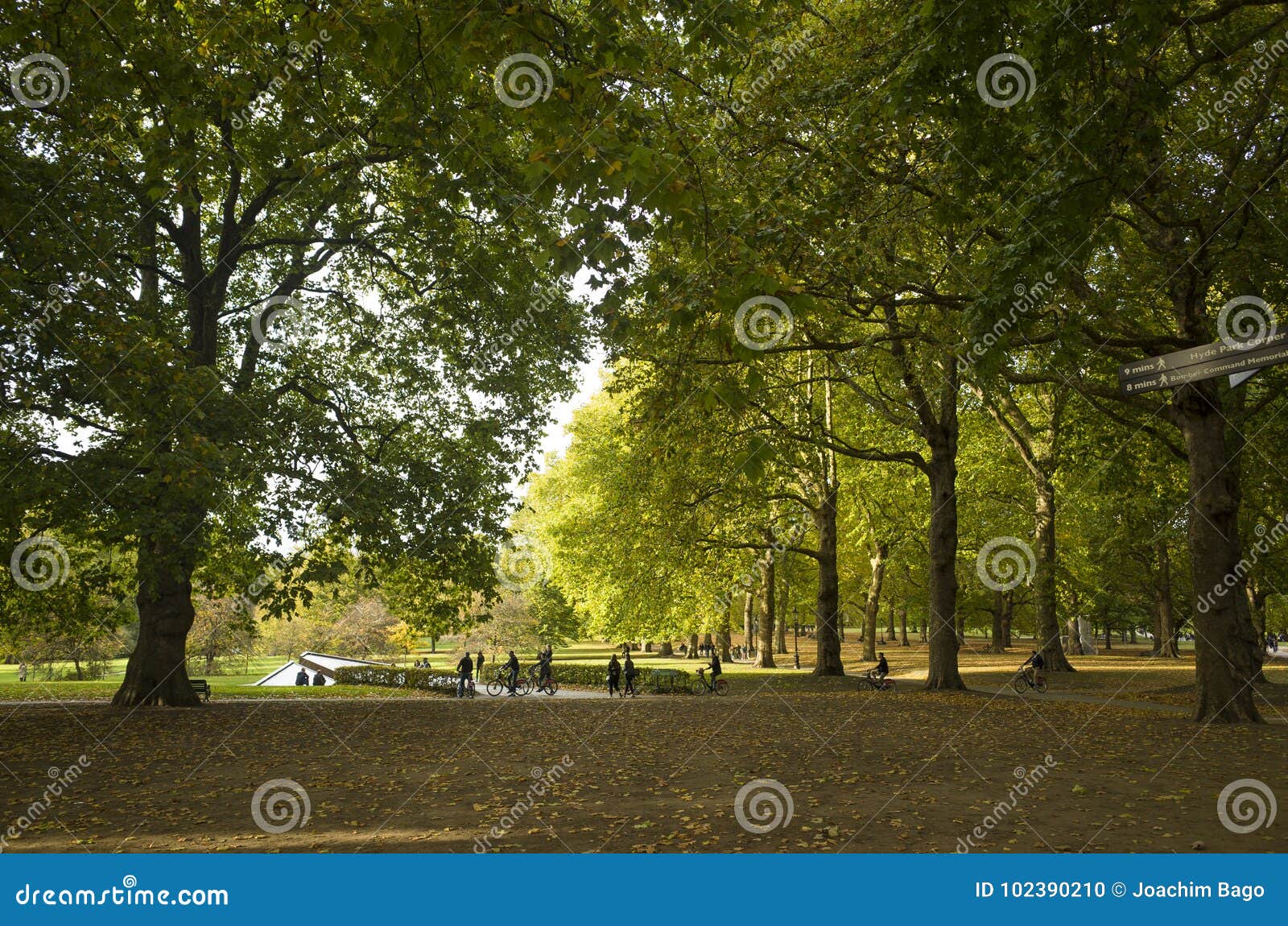 Green Park London Great Britain, October 16 2017 Editorial Image ...