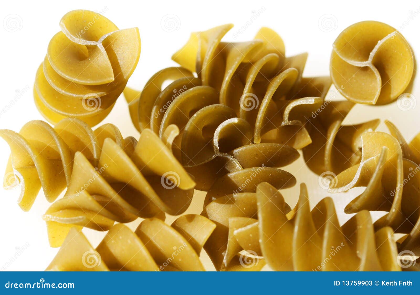 Green Pasta spirals stock image. Image of pasta, nourishment 13759903