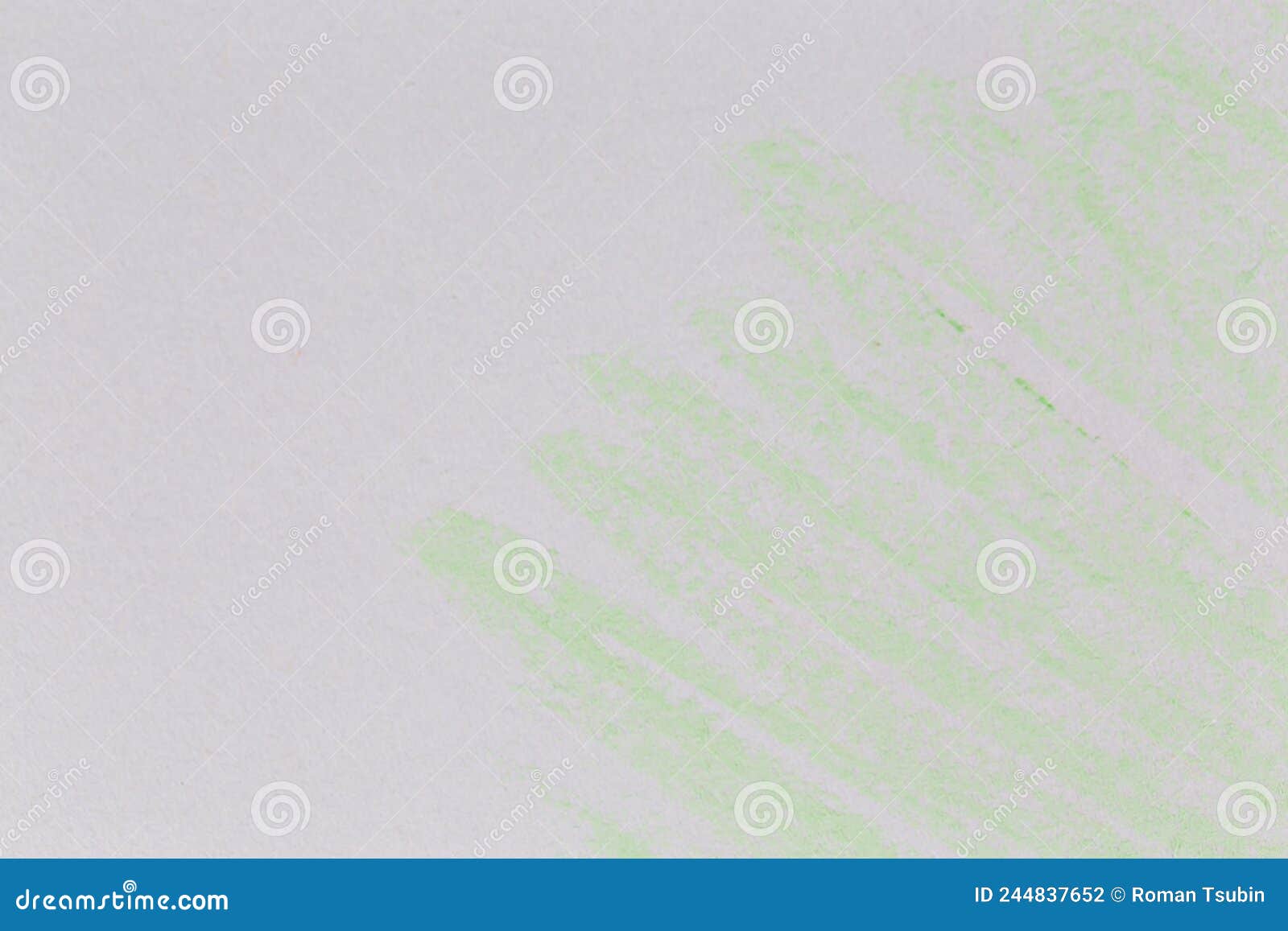 Green Pastel Drawing Paper Crayons Background Texture Stock Photo