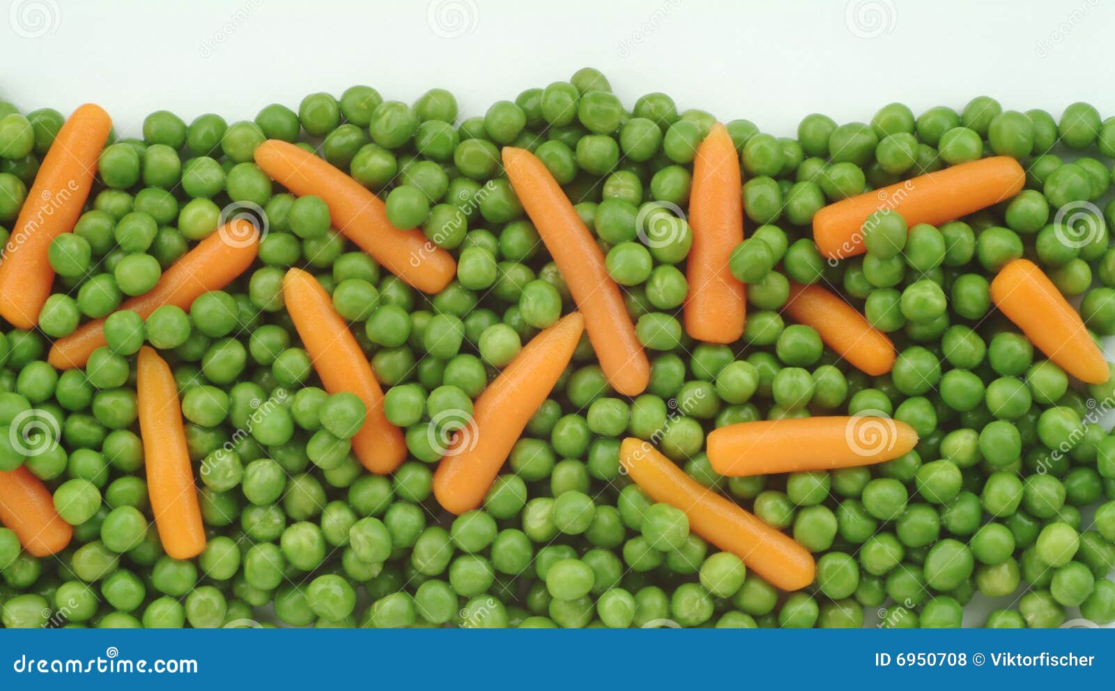 Green Peas and Baby Carrots Stock Photo Image of horizontal, overhead
