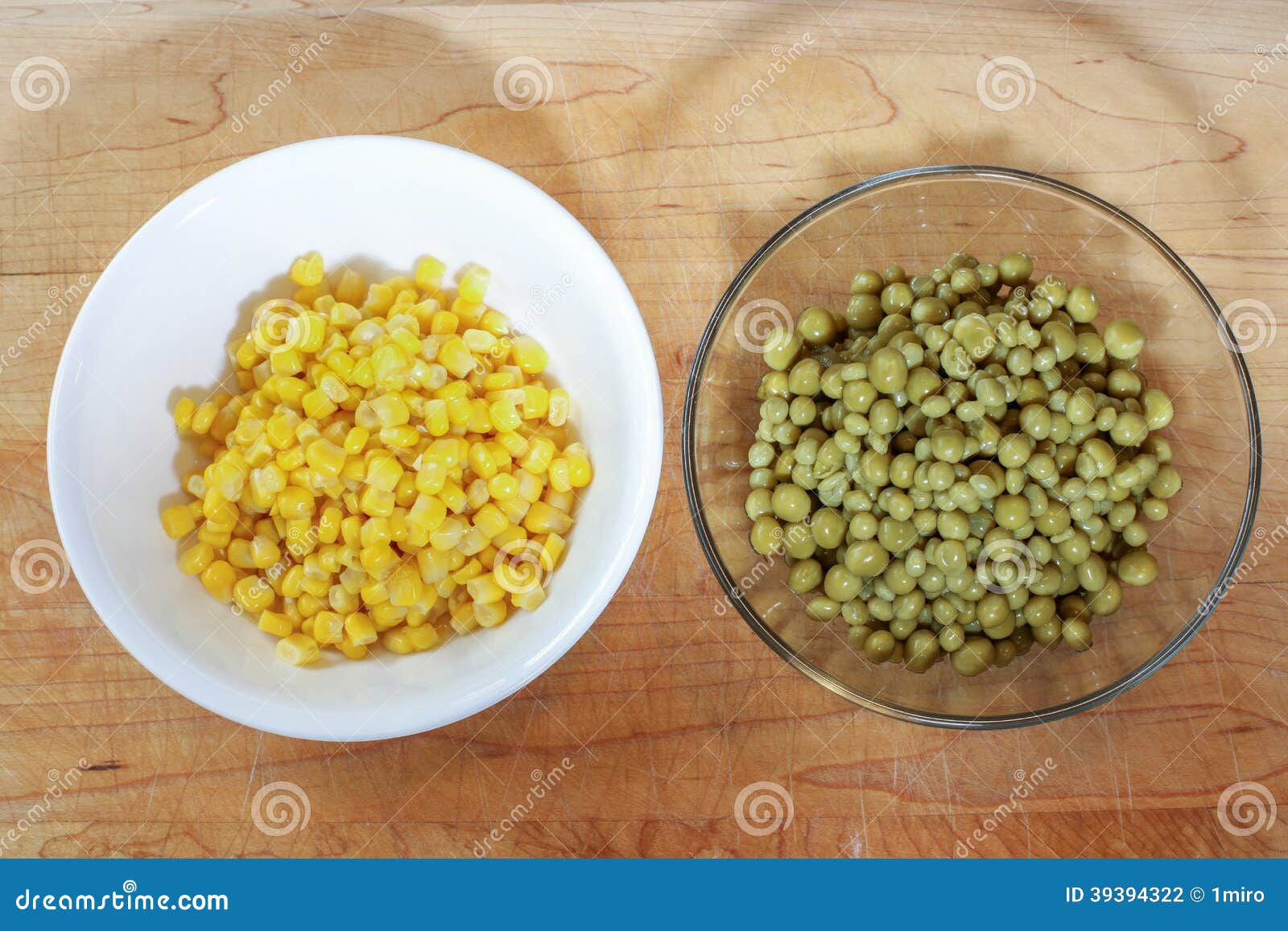 Green peas and corn stock photo. Image of tasty, food 39394322