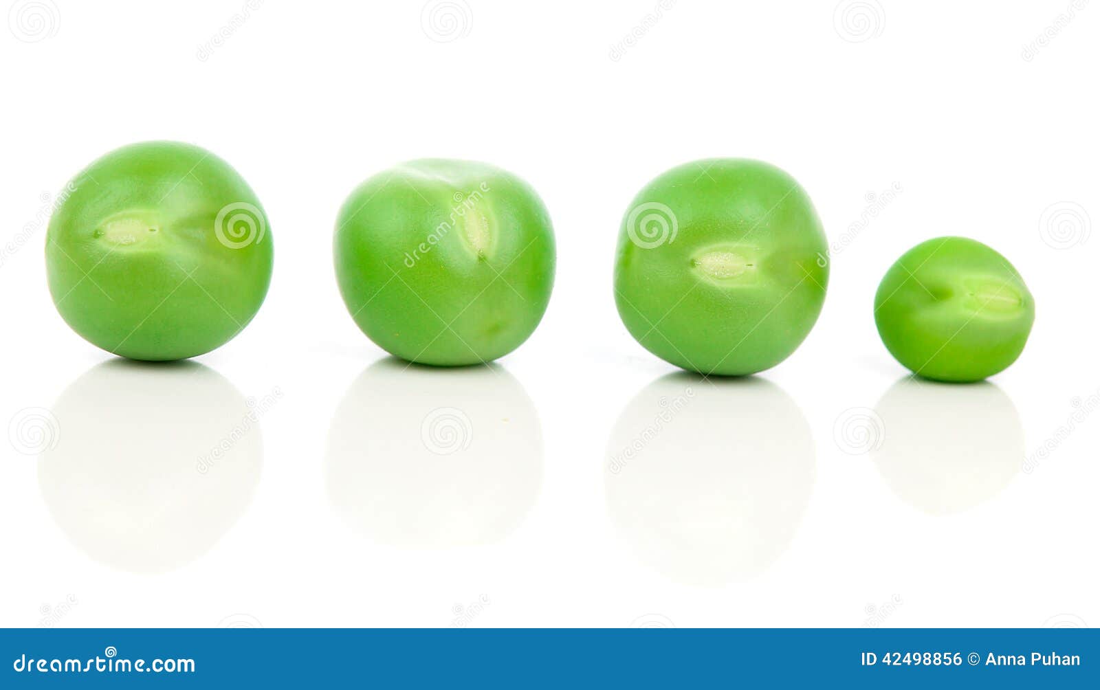 Green Peas Isolated on White, Stock Photo - Image of healthy, seed