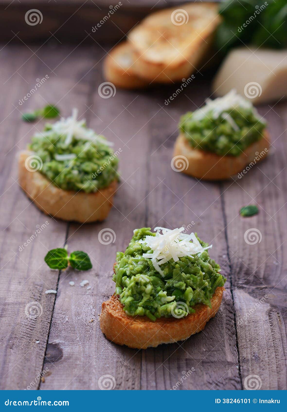 Green peas pesto with mint stock image. Image of snack 38246101