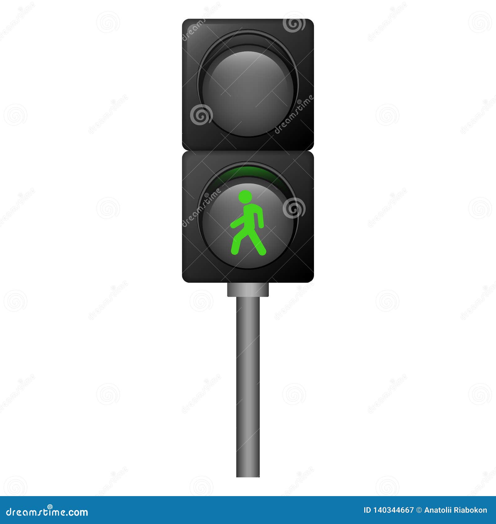 green traffic light icon