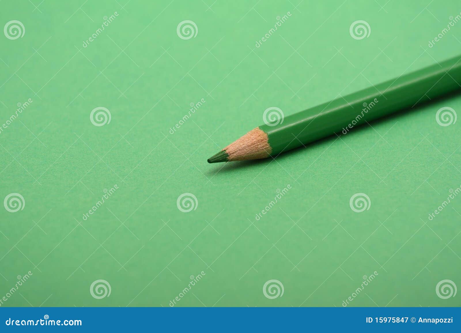 Green pencil stock image. Image of drawing, color, green 15975847
