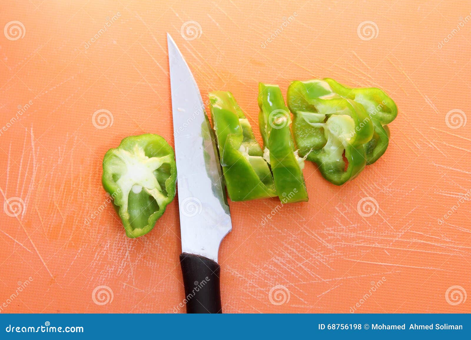 Green pepper stock photo. Image of paprika, vegetable 68756198