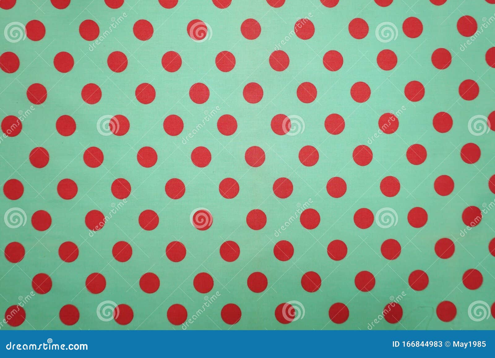 Green with Pink Polka Dot Pattern Background Stock Image Image of