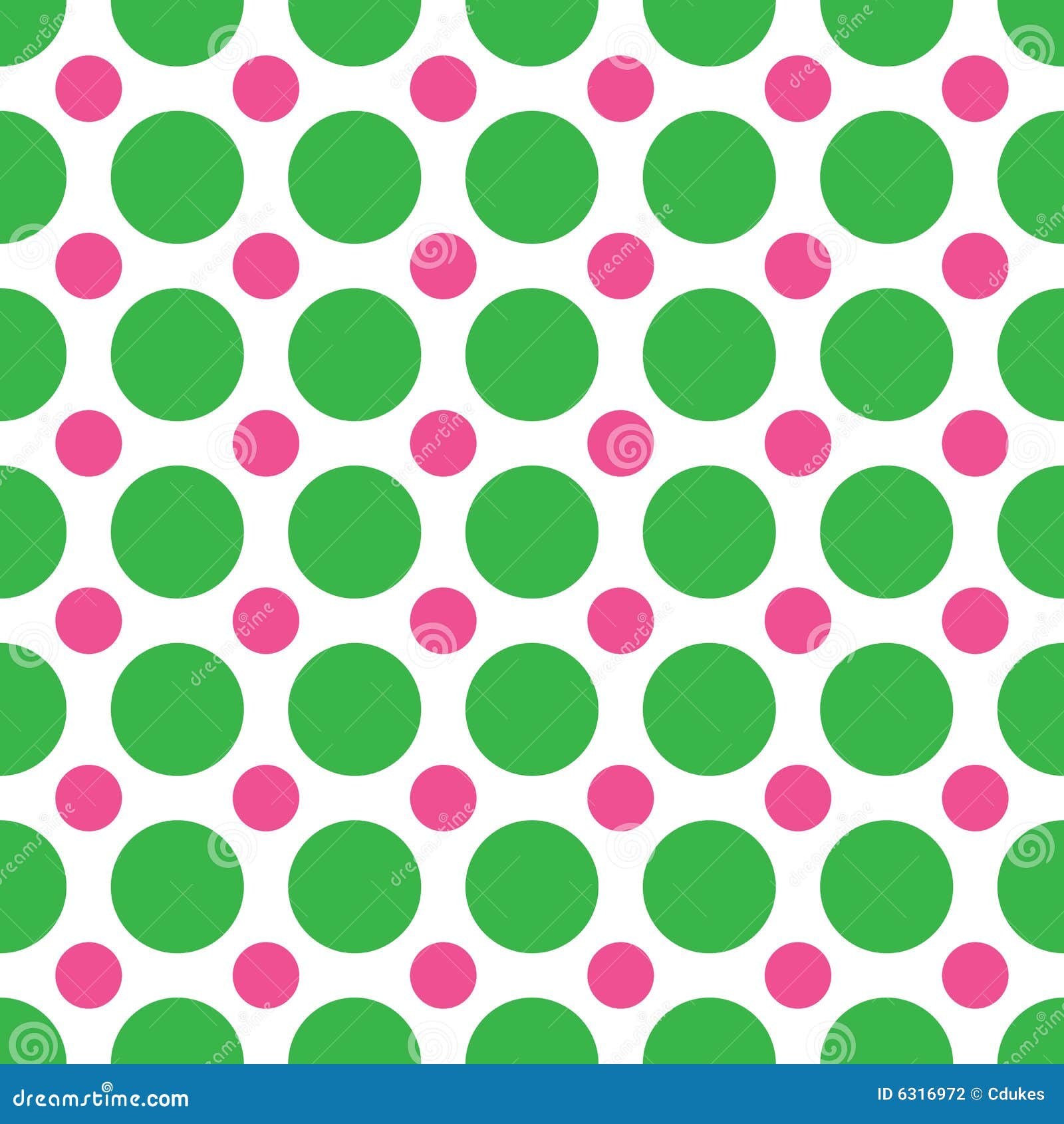 Green and Pink Polka Dots stock illustration. Illustration of pattern ...