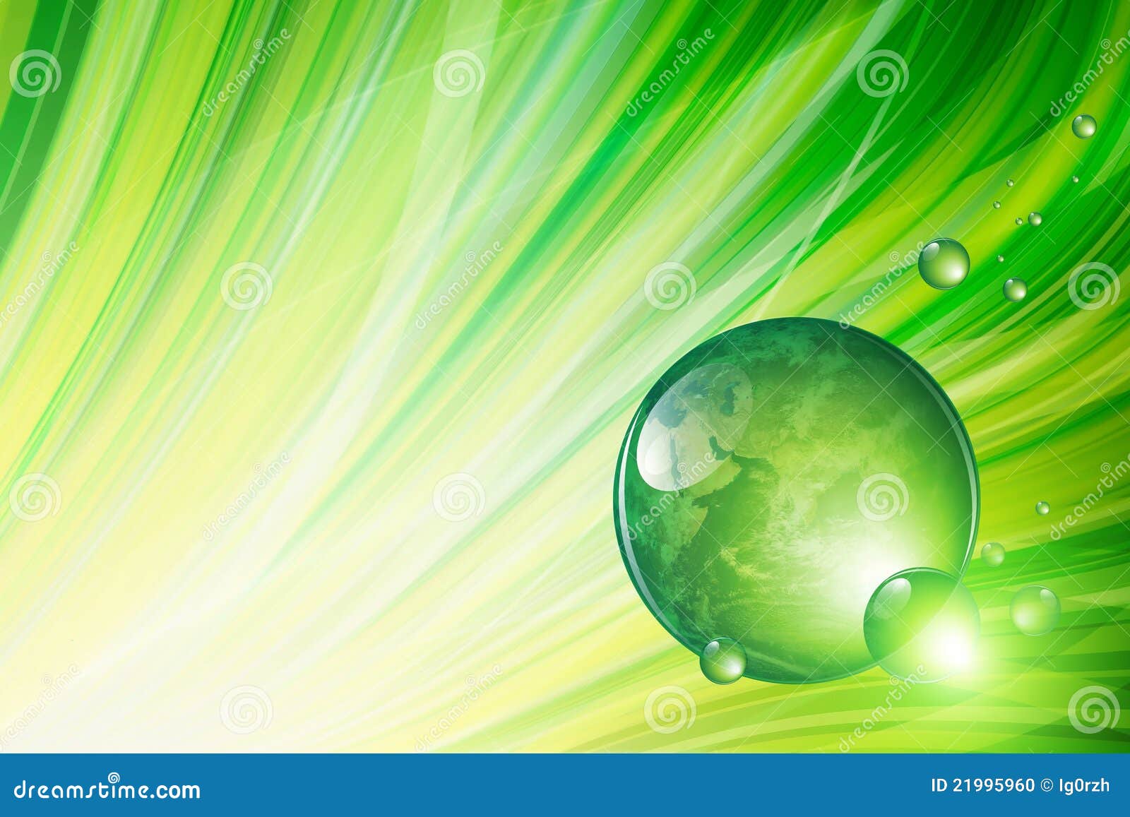 Green planet stock illustration. Illustration of perfect - 21995960
