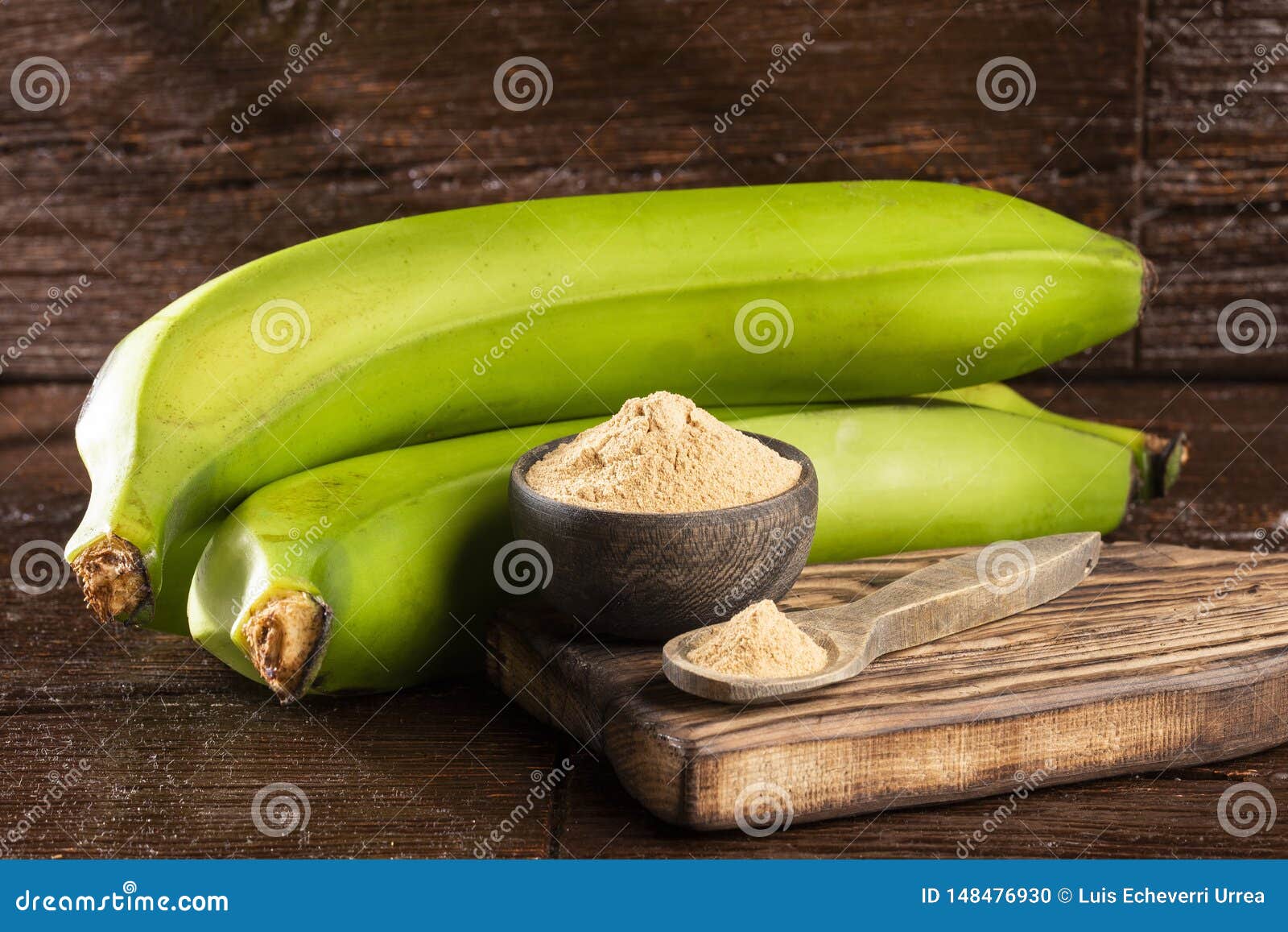green plantain flour - musa paradisiaca