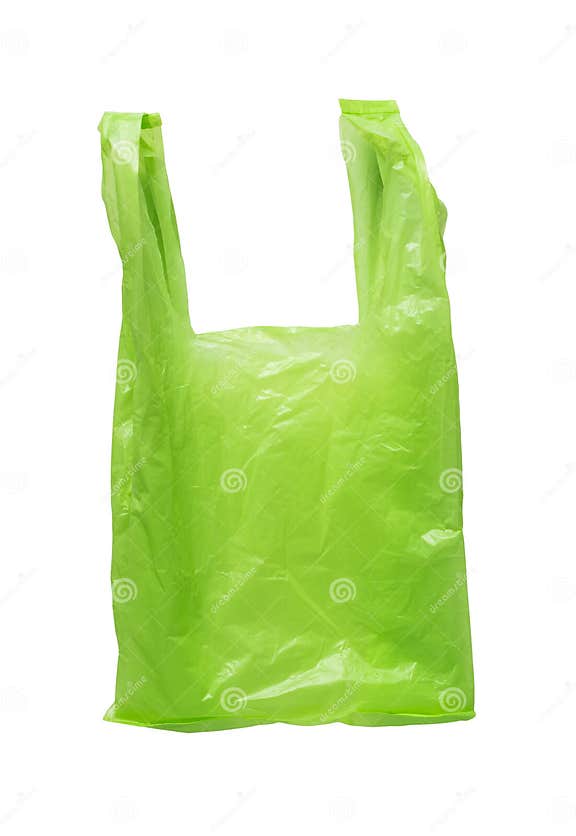 Green Plastic Bag stock photo. Image of market, sell - 57219018