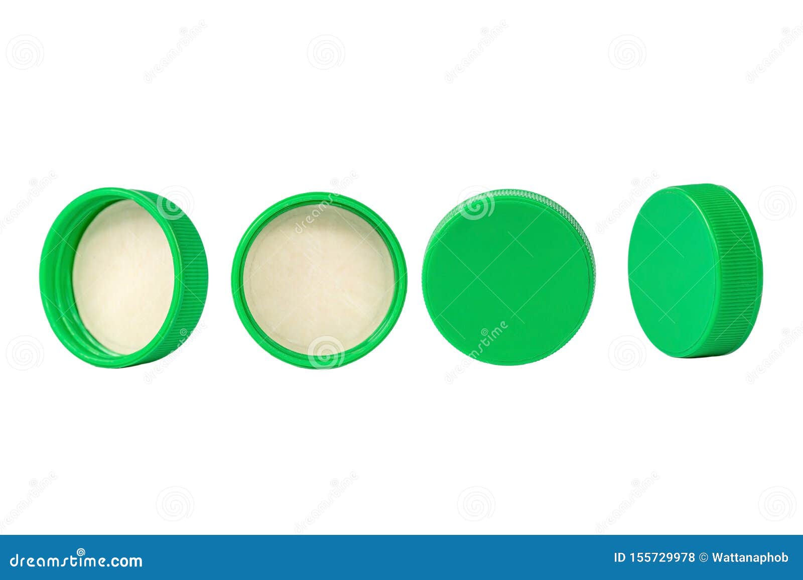 Green plastic bottle cap stock photo. Image of colorful 155729978
