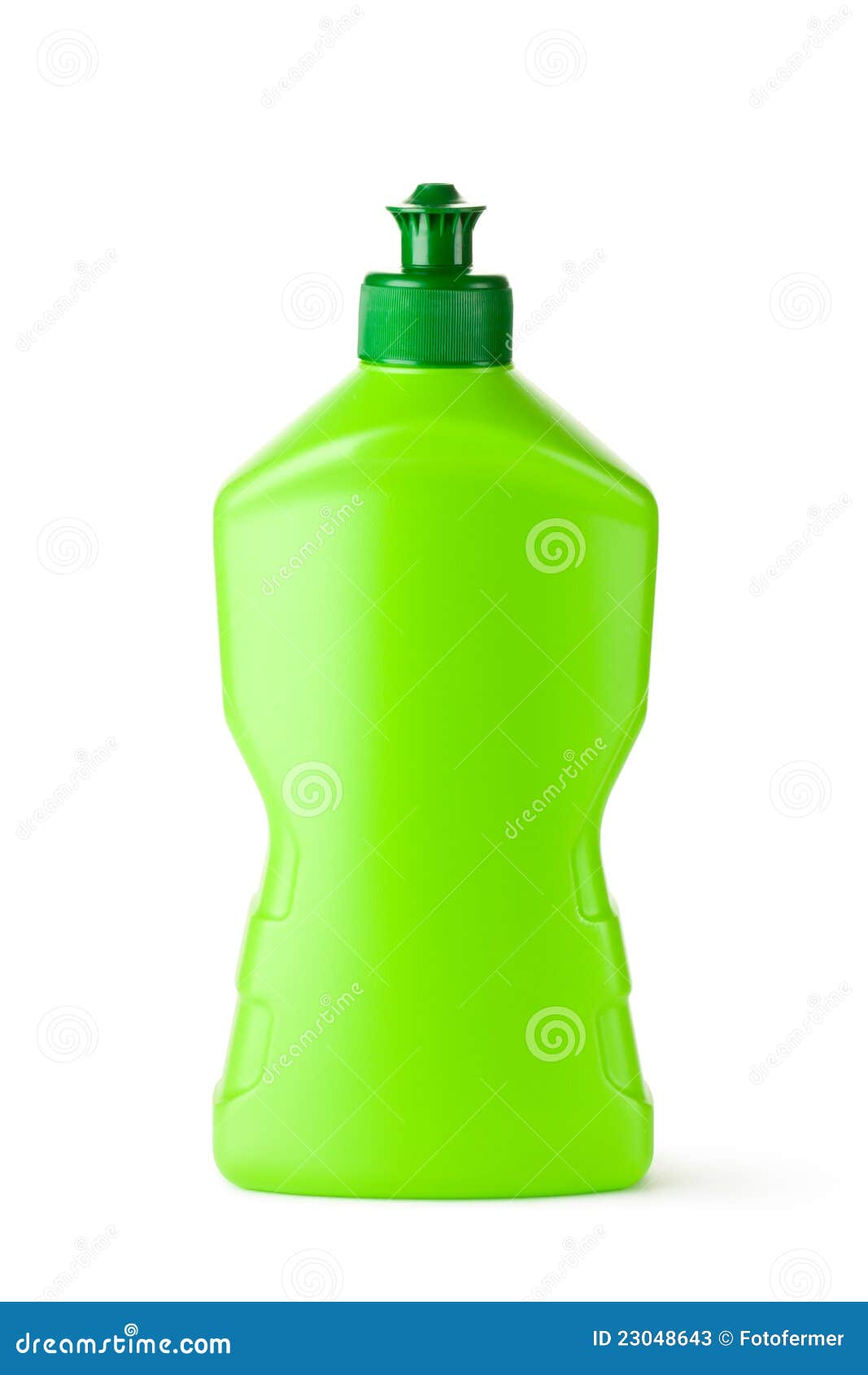 Green Plastic Bottle with Cleaning Liquid Stock Image Image of liquid