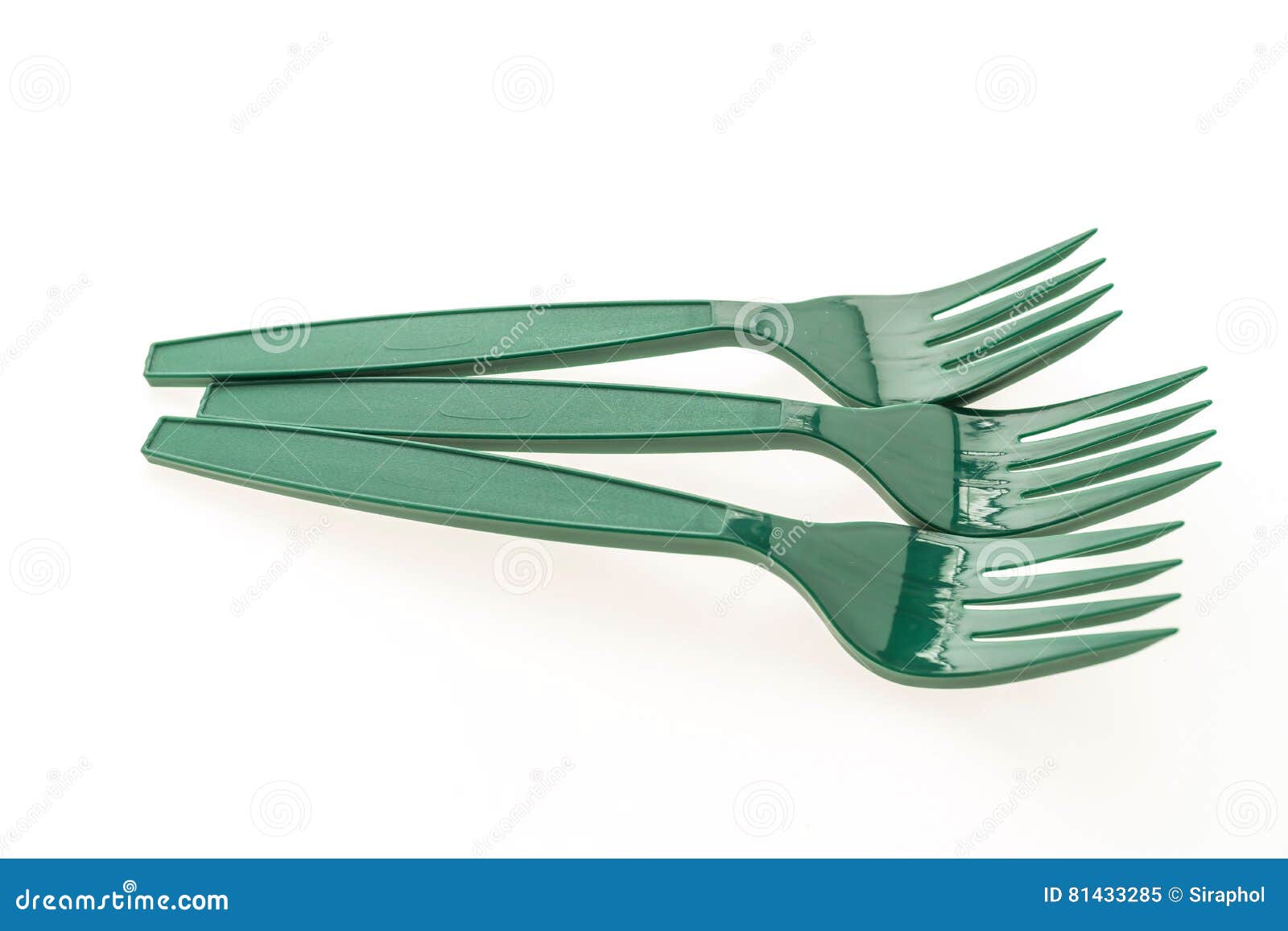 Green plastic forks stock image. Image of object, equipment 81433285