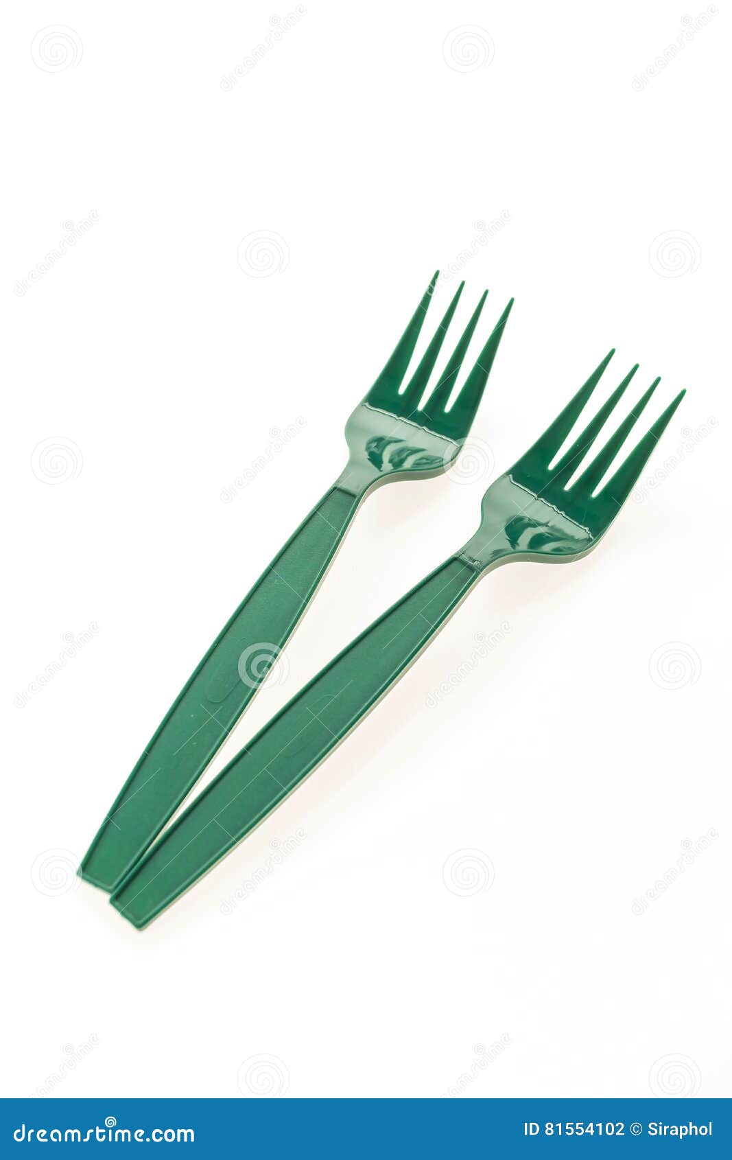 Green plastic forks stock photo. Image of forks, color 81554102