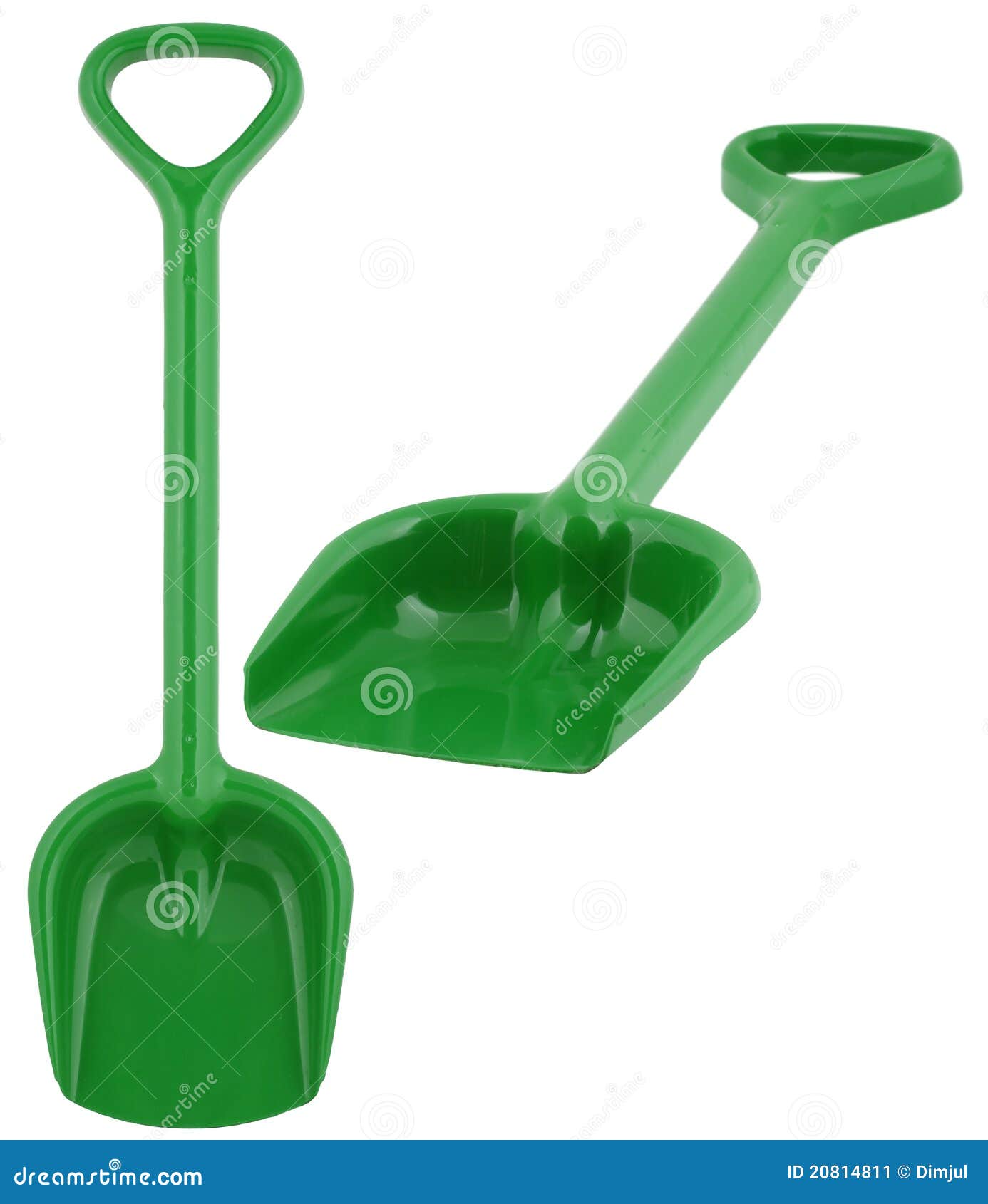 Green plastic toy shovel stock image. Image of small 20814811
