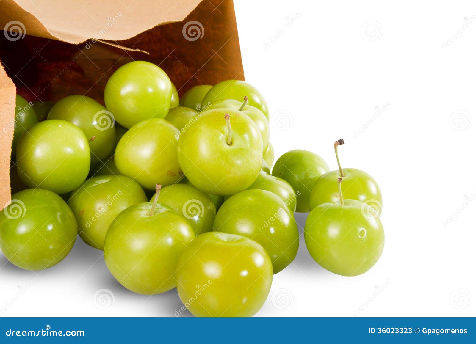 Green plum fruit stock image. Image of plum, fruit, prune 36023323